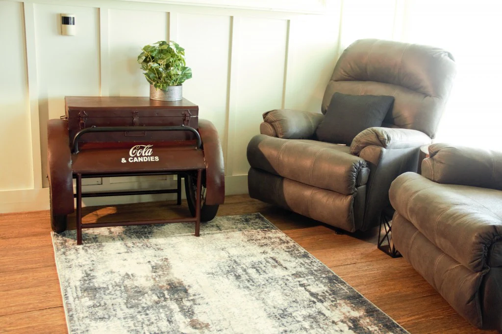 27" Maroon Steel End Table By Homeroots