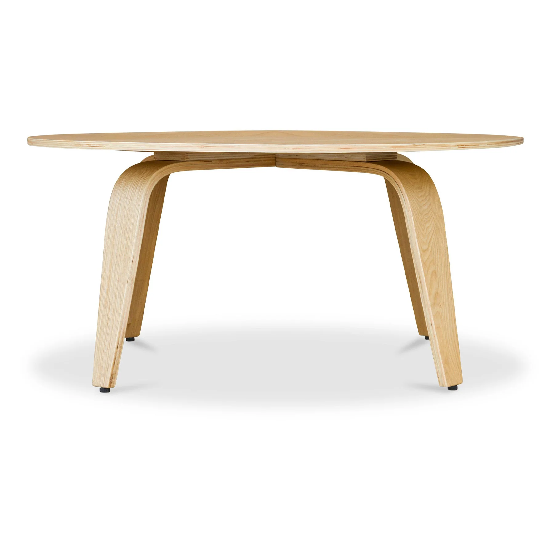34" Natural Round Coffee Table By Homeroots - Image 2