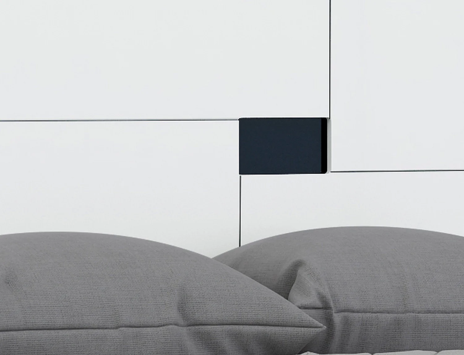4Pc California King Modern White High Gloss Bedrooom Set By Homeroots - Image 3