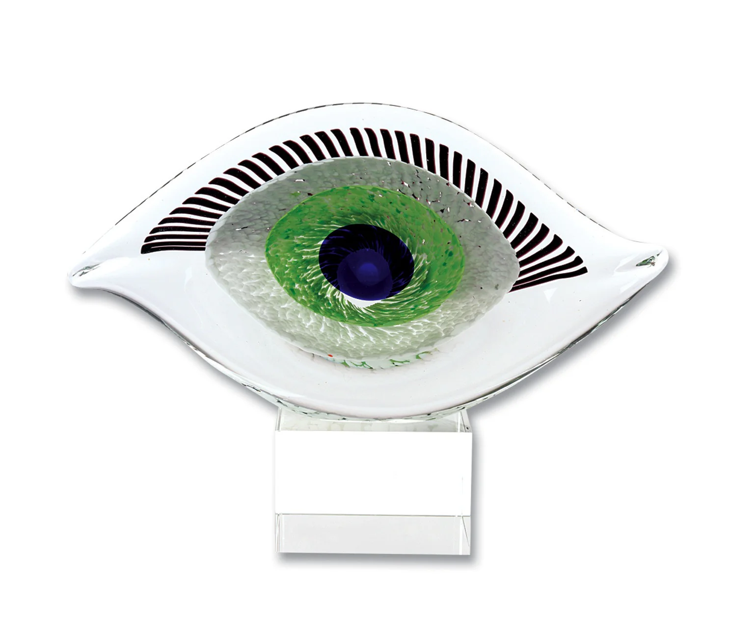 7 MultiColor Glass Art Glass Eye Centerpiece By Homeroots