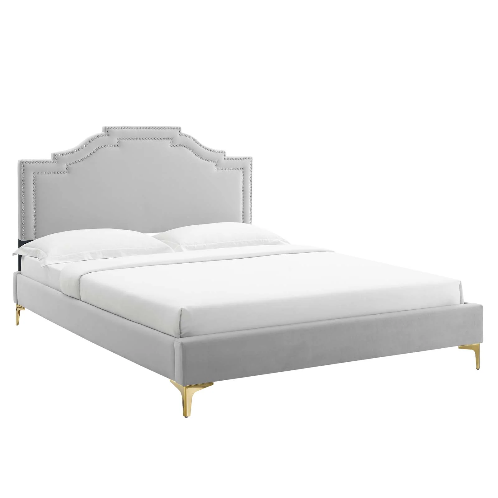Adelaide Performance Velvet King Platform Bed By Modway - MOD-6862 - Image 29