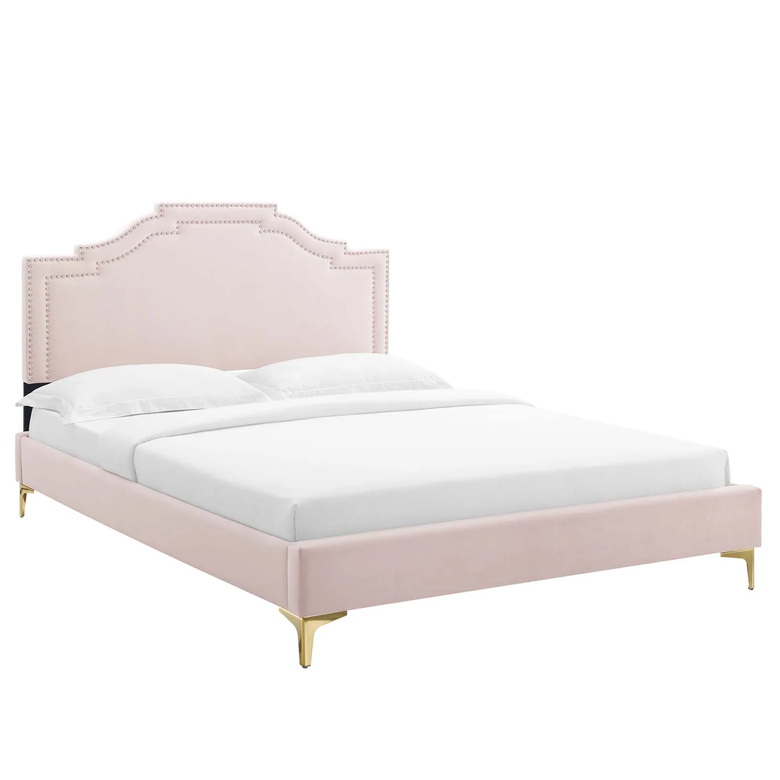 Adelaide Performance Velvet King Platform Bed By Modway - MOD-6862 - Image 71