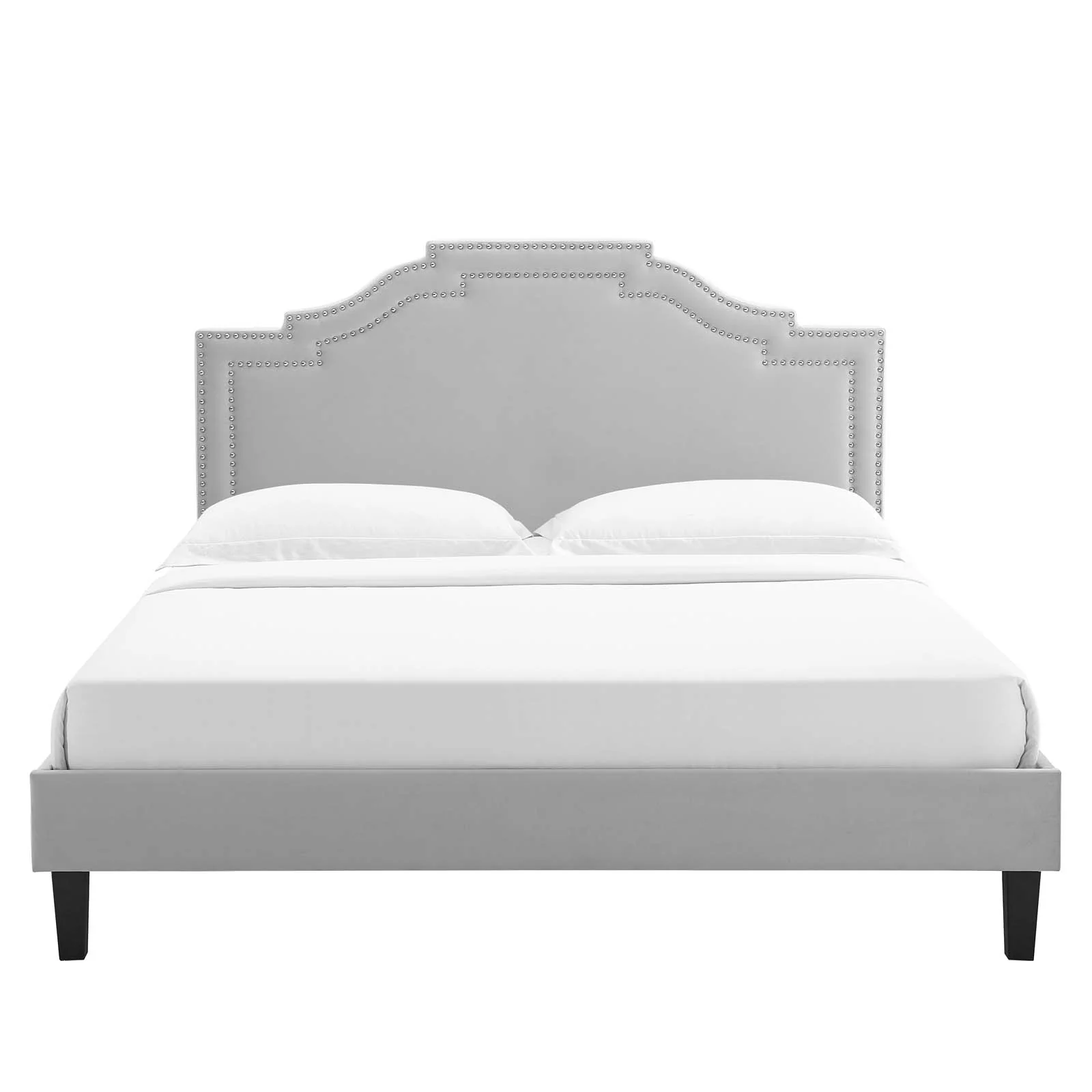 Adelaide Performance Velvet Queen Platform Bed By Modway - MOD-6582 - Image 38