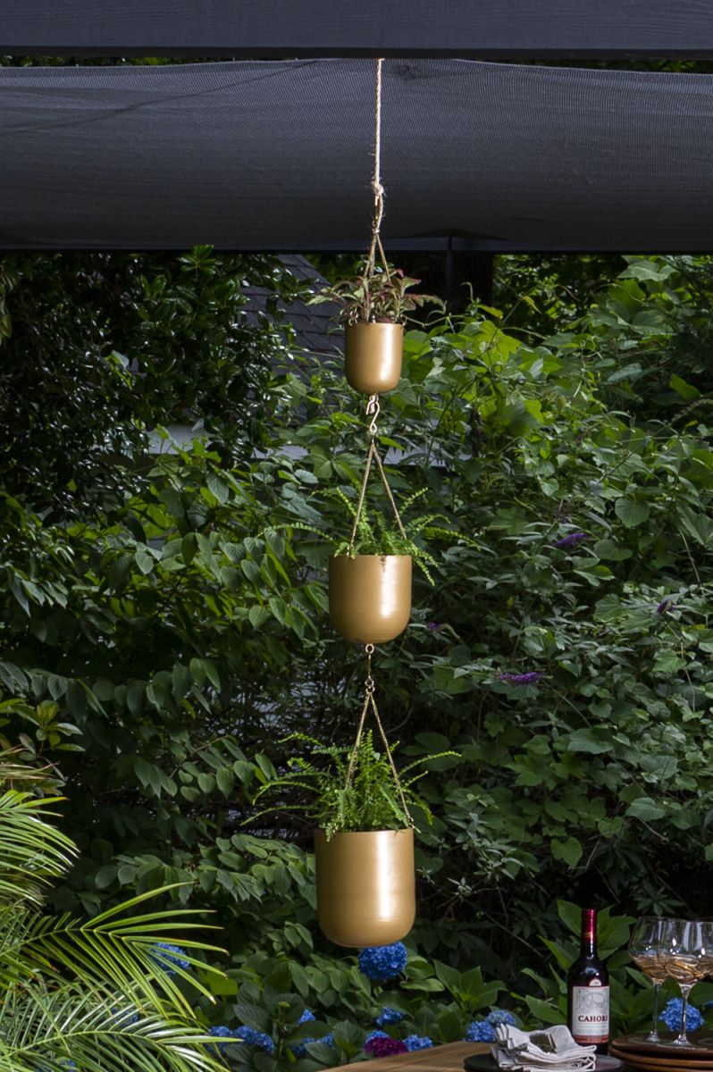 Ajax Hanging Pot By Accent Decor