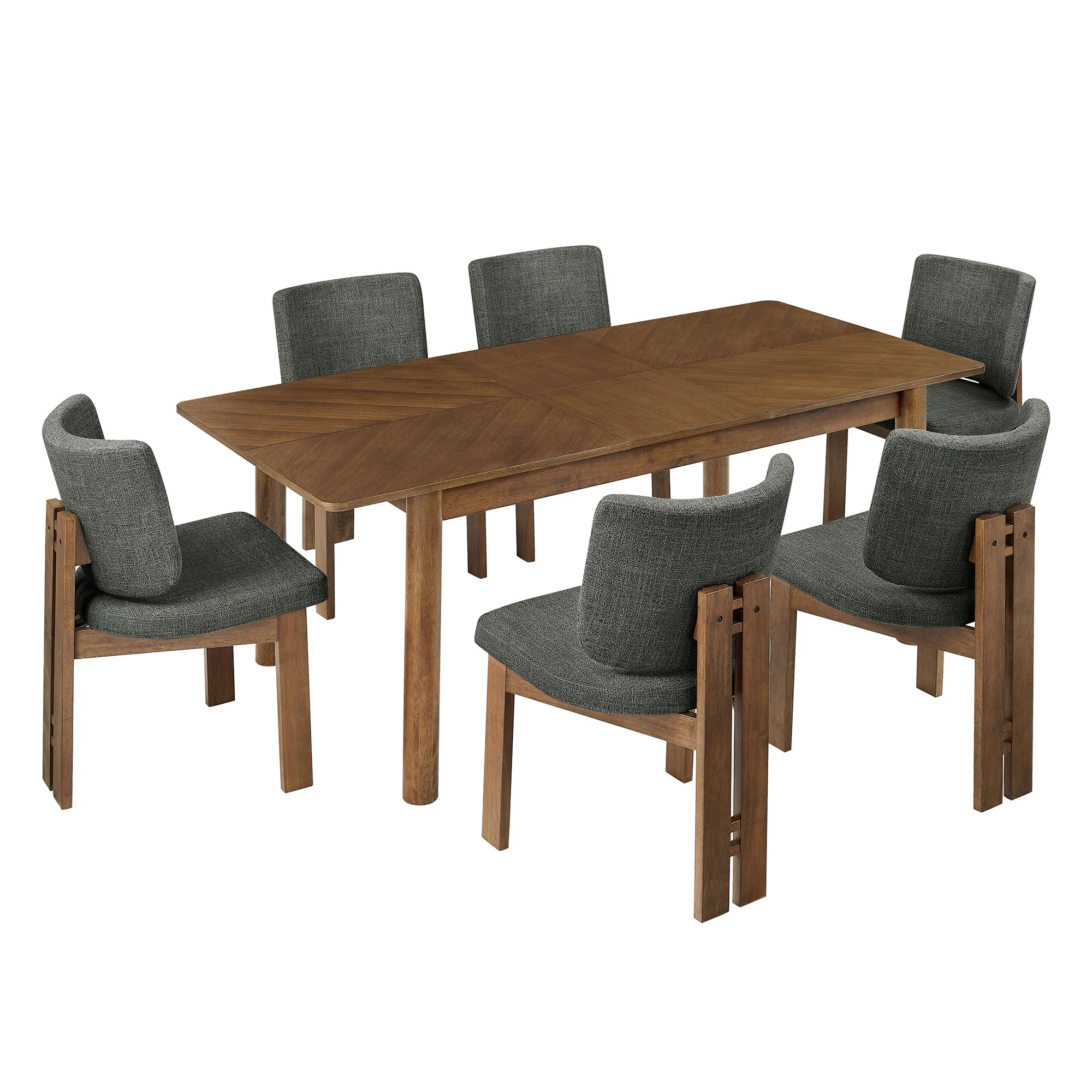 Alba 7-Piece Dining Set by Modway - Image 2