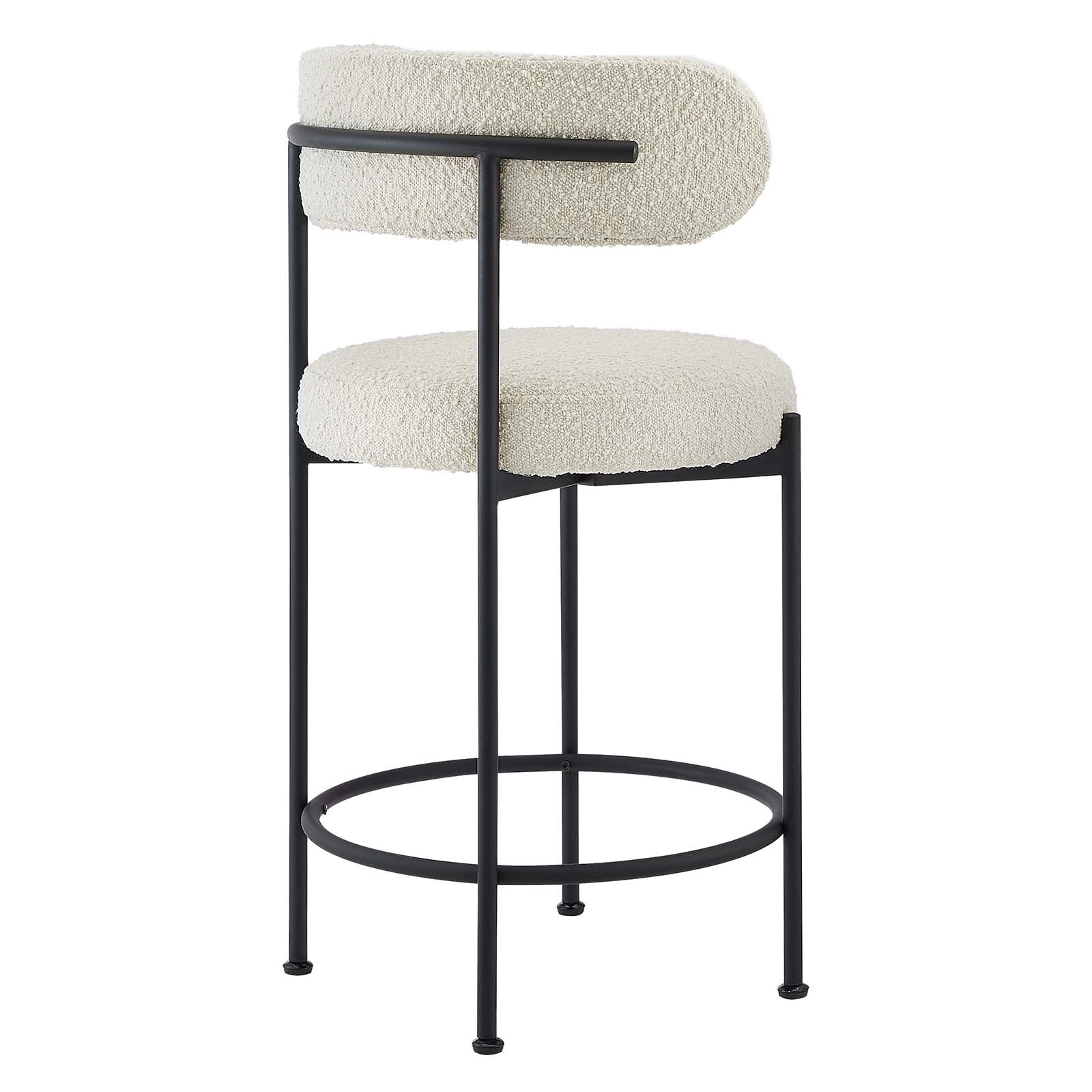 Albie Boucle Fabric Counter Stools - Set of 2 By Modway - EEI-6518 - Image 11