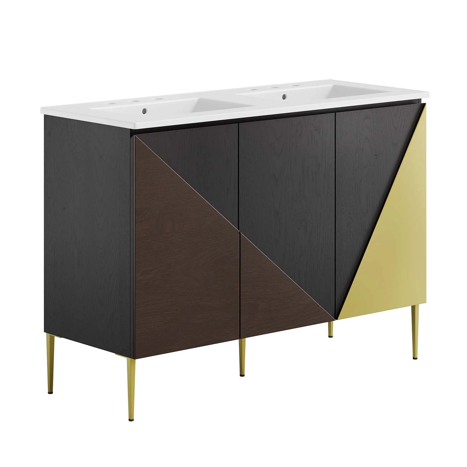 Alchemist 48" Double Sink Bathroom Vanity By Modway - EEI-6468