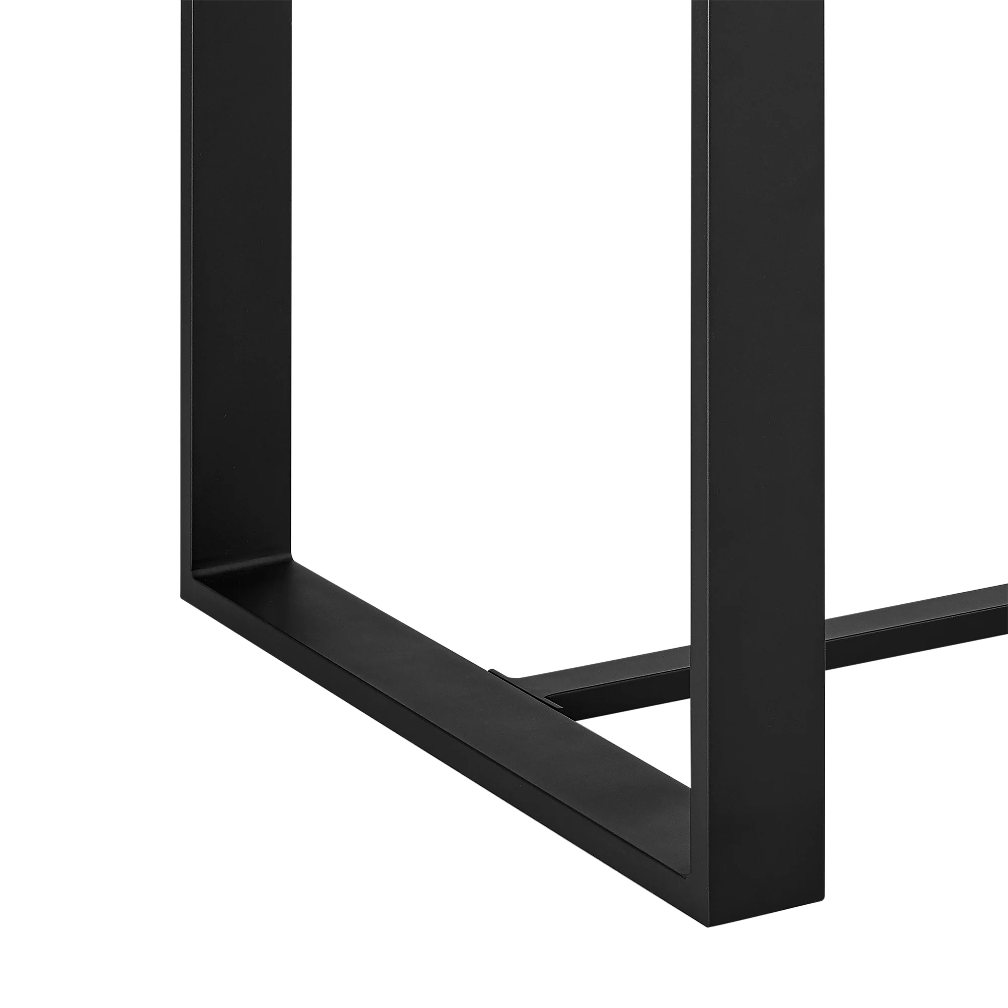 Alegria Outdoor Patio Bar Height Dining Table in Aluminum By Armen Living - Image 6