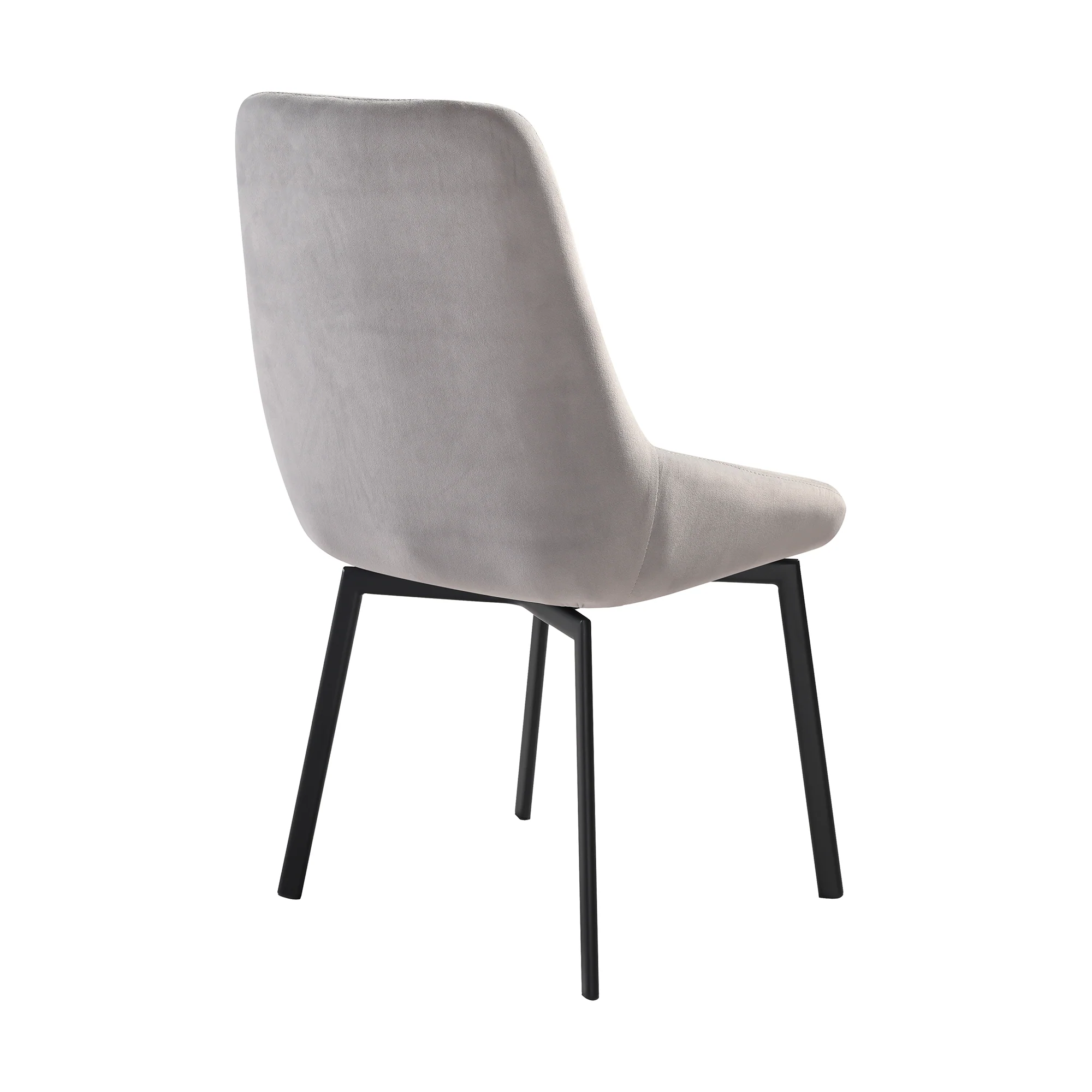 Alora Susie Extendable 7 Piece Dining Set with Gray Fabric Chairs By Armen Living - Image 4