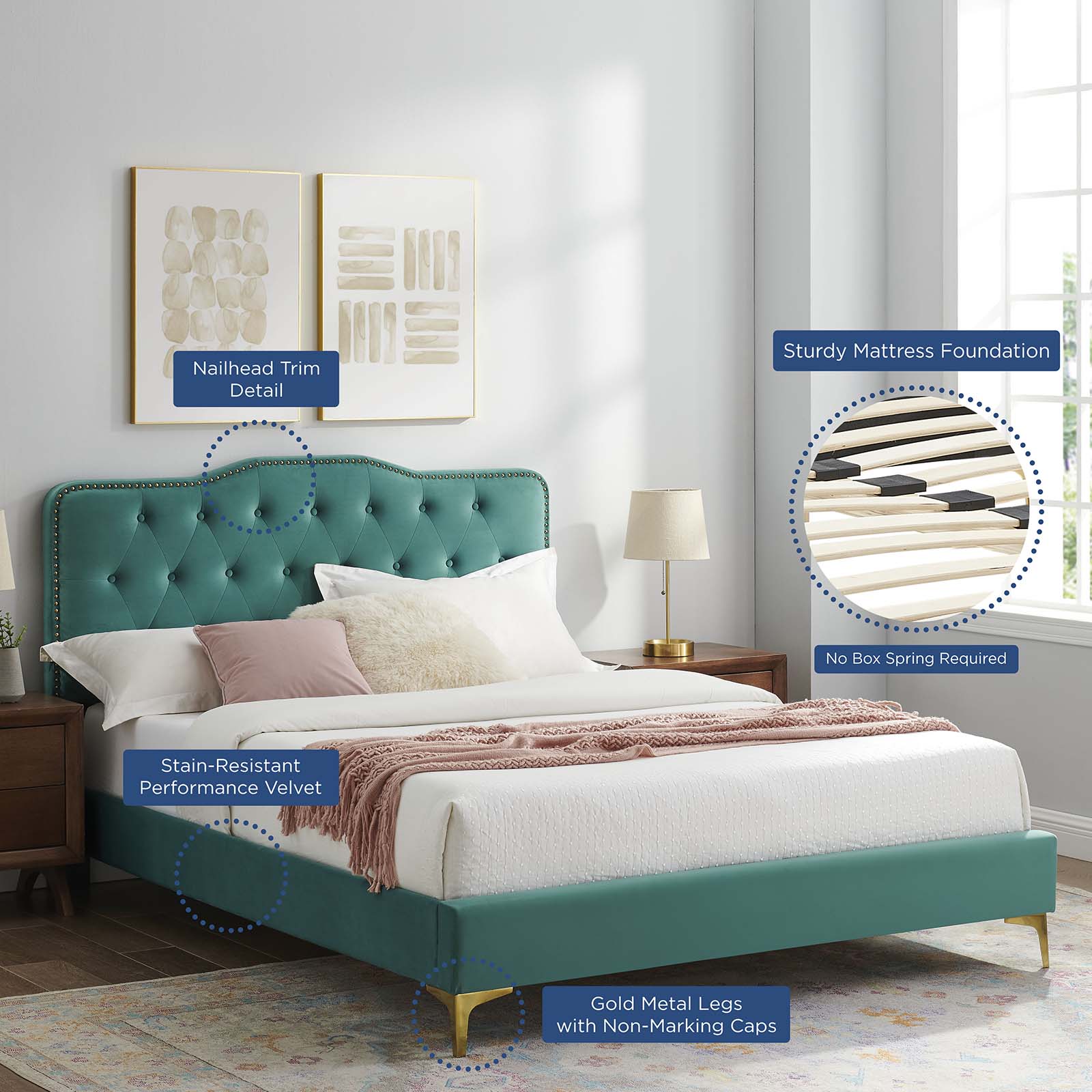 Amber Full Platform Bed By Modway - MOD-6781 - Image 97