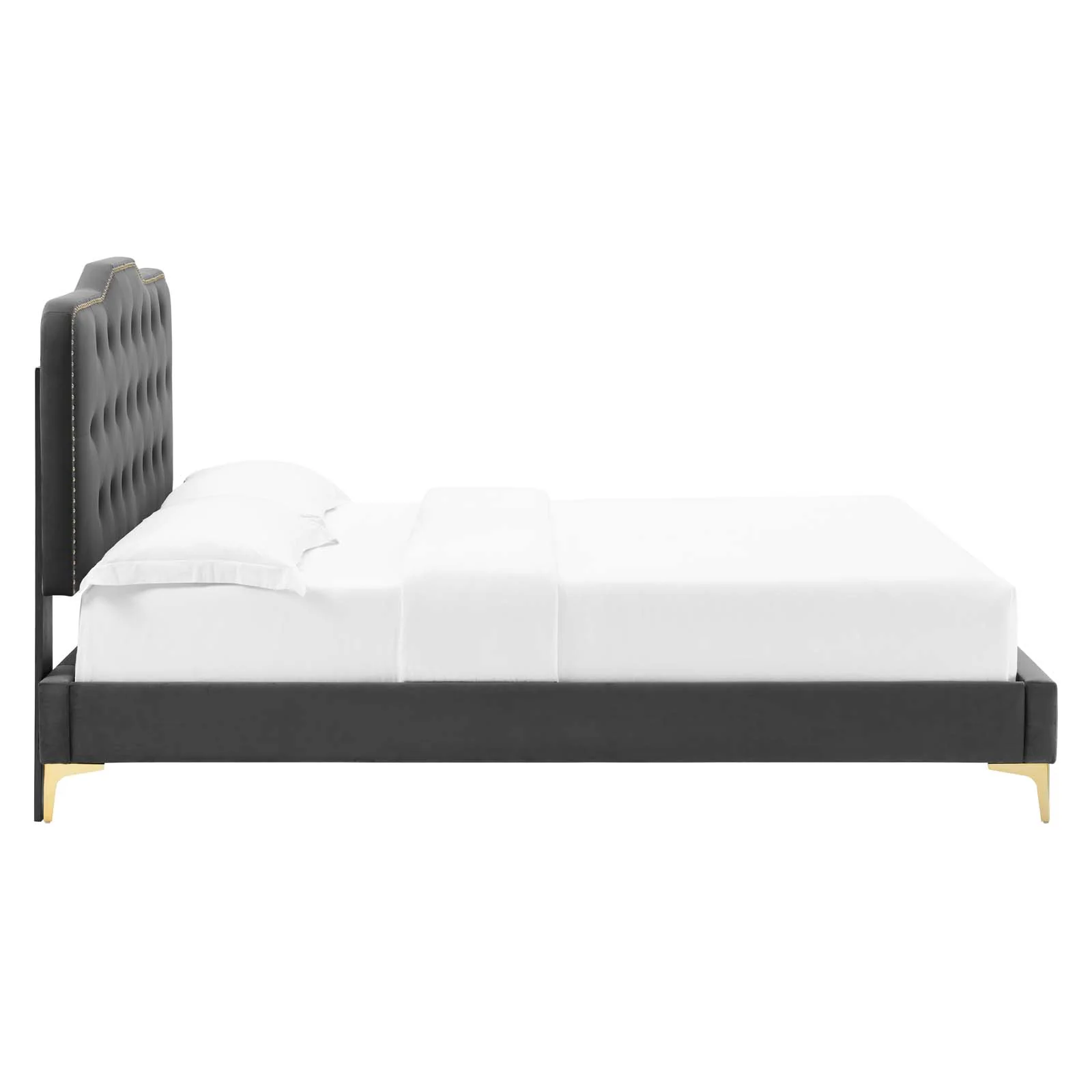 Amber Performance Velvet Queen Platform Bed By Modway - MOD-6775 - Image 10