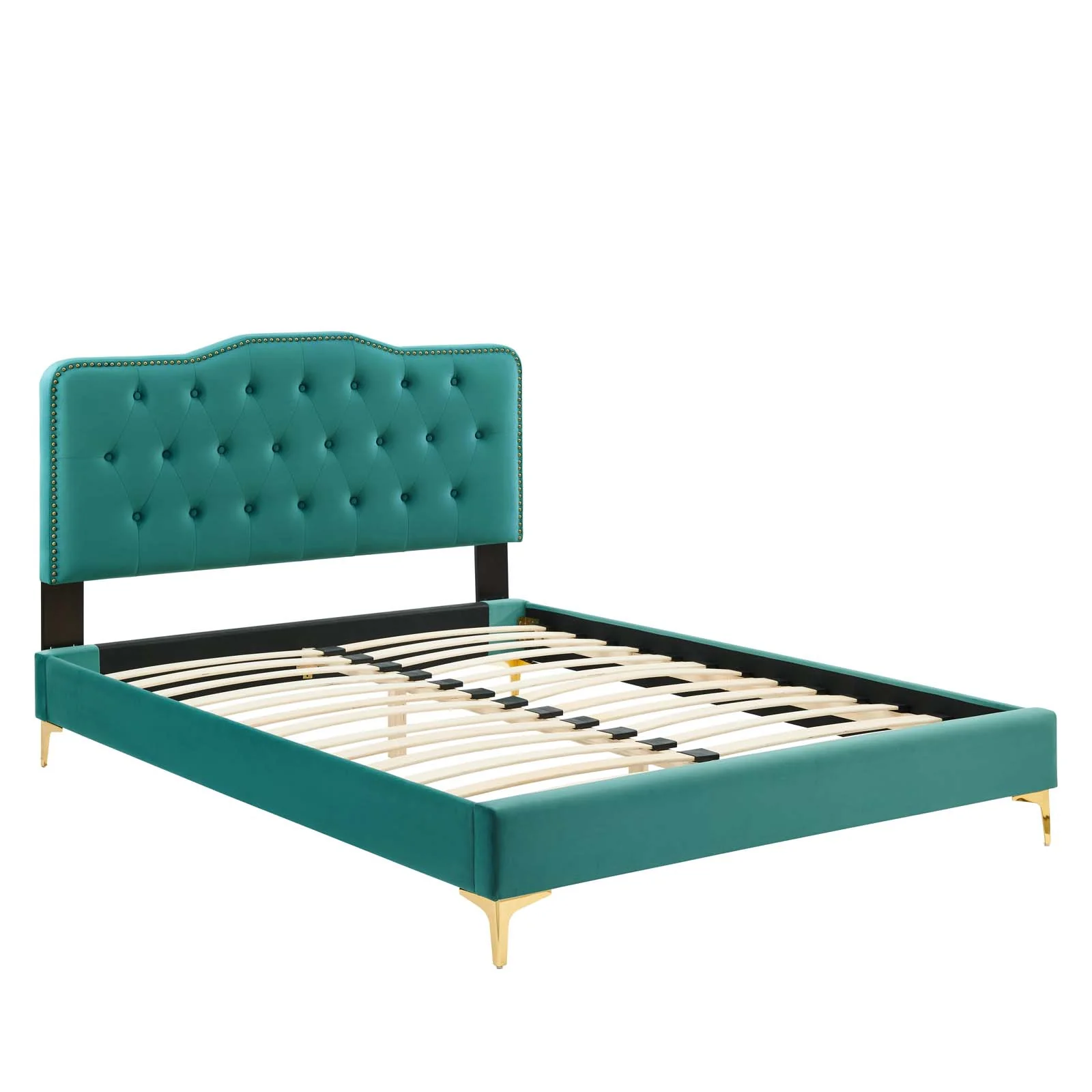 Amber Performance Velvet Queen Platform Bed By Modway - MOD-6775 - Image 99