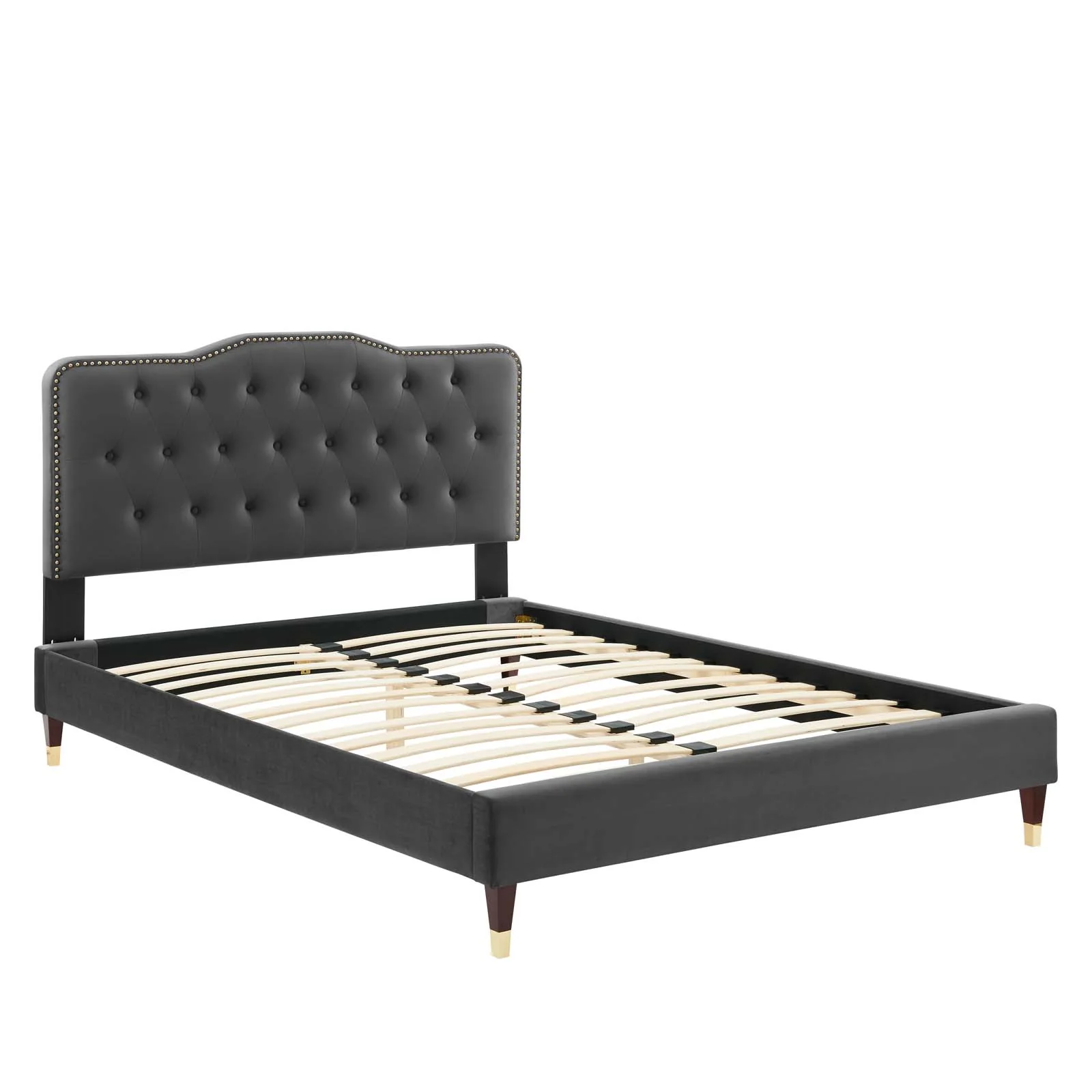 Amber Performance Velvet Twin Platform Bed By Modway - MOD-6779 - Image 9