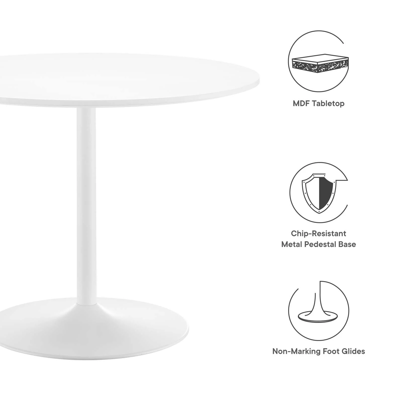 Amuse 40" Dining Table By Modway - EEI-6249 - Image 32