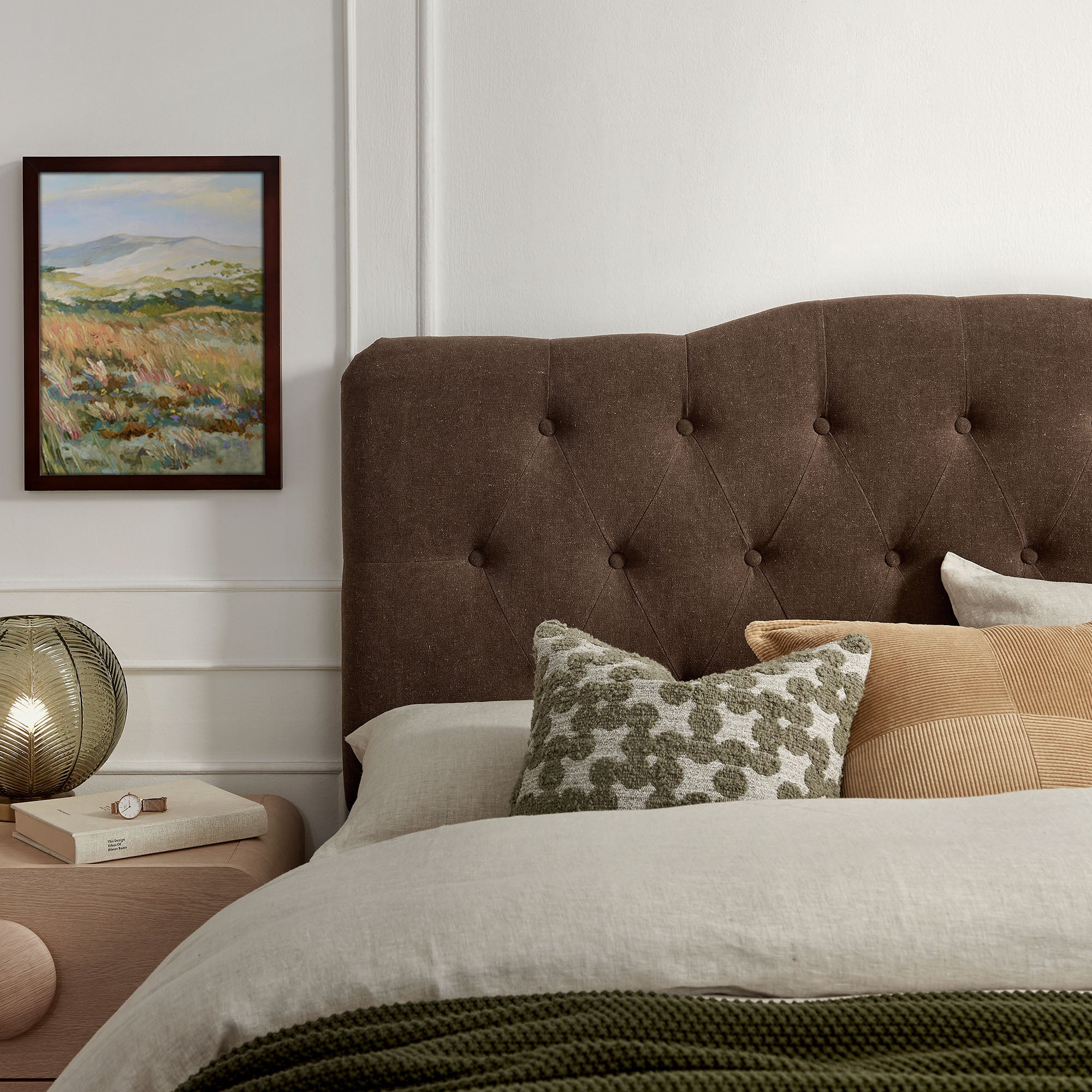Annabel Premium Linen Blend Full Headboard by Modway - Image 13