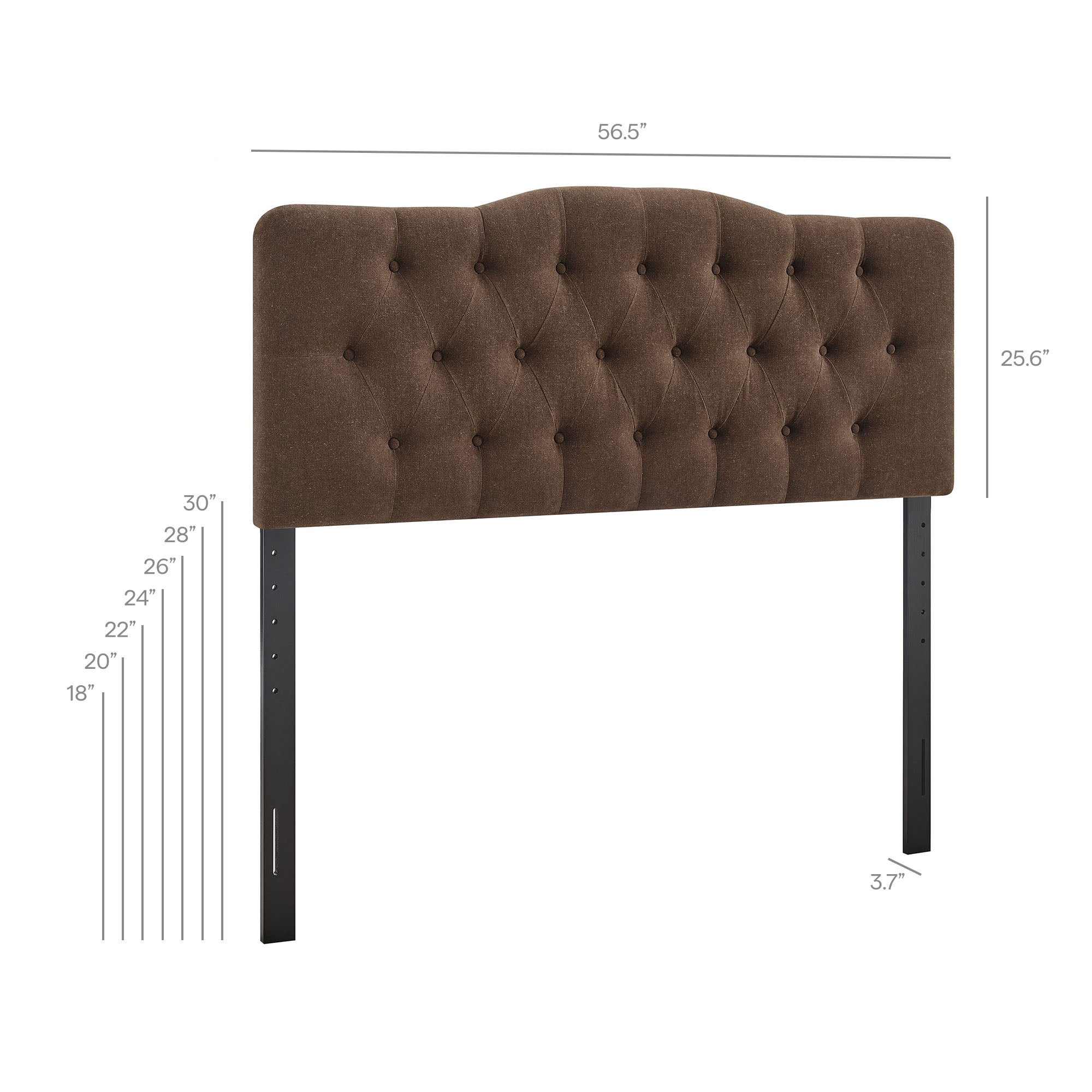 Annabel Premium Linen Blend Full Headboard by Modway - Image 16