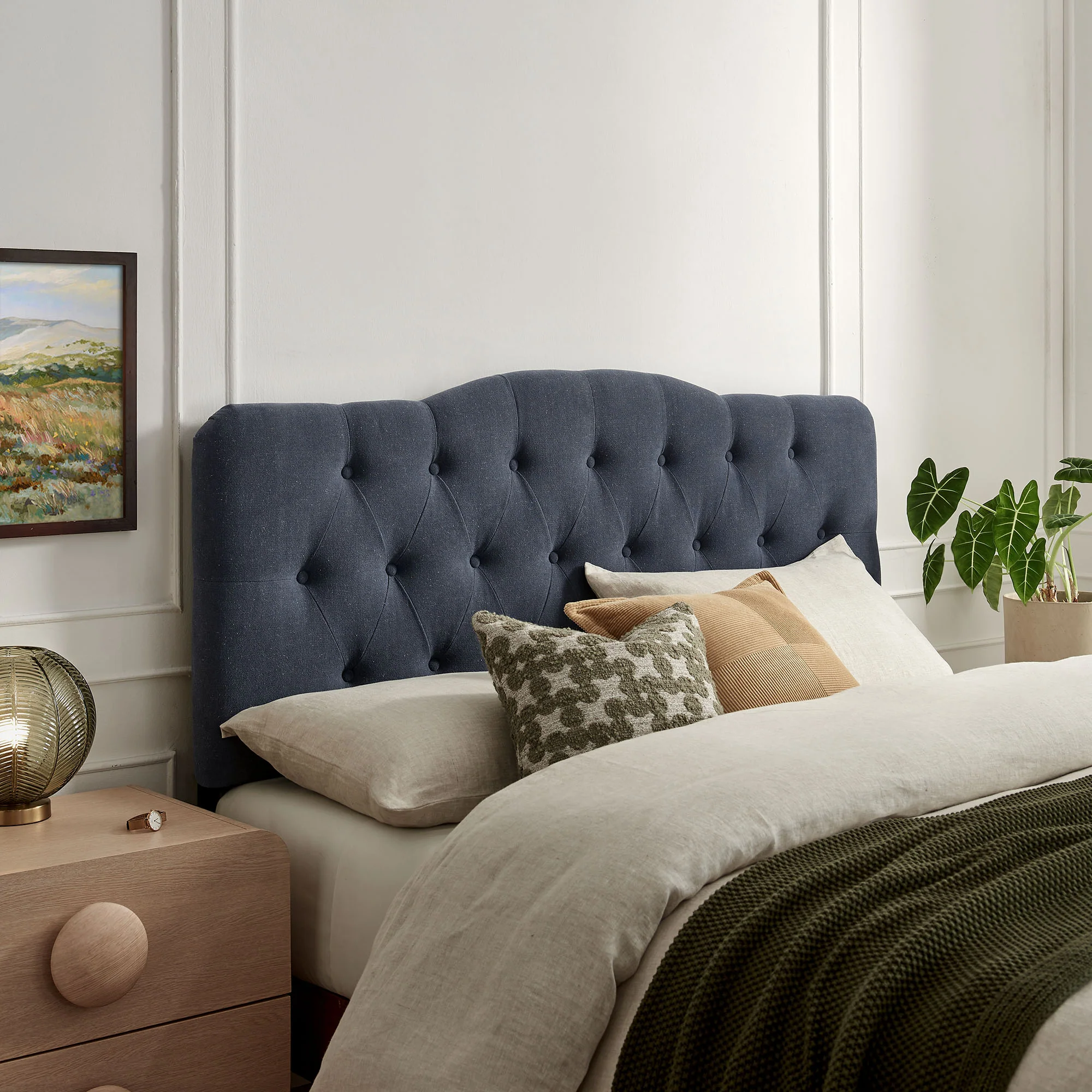 Annabel Premium Linen Blend Full Headboard by Modway - Image 22