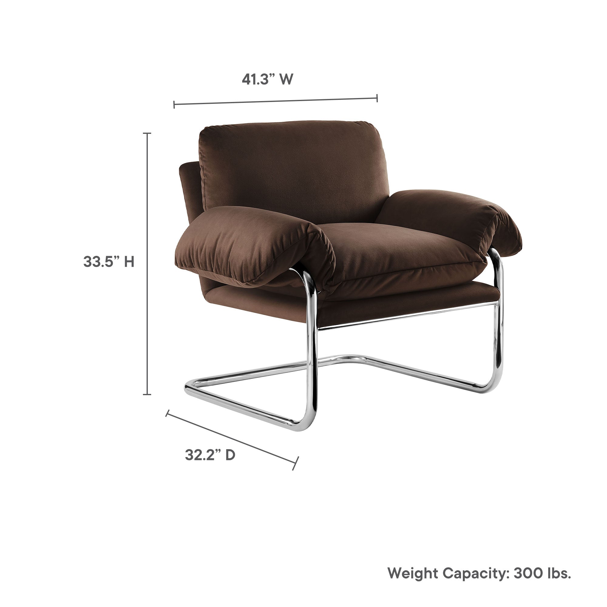 Ansel Performance Velvet Accent Chair by Modway - Image 9