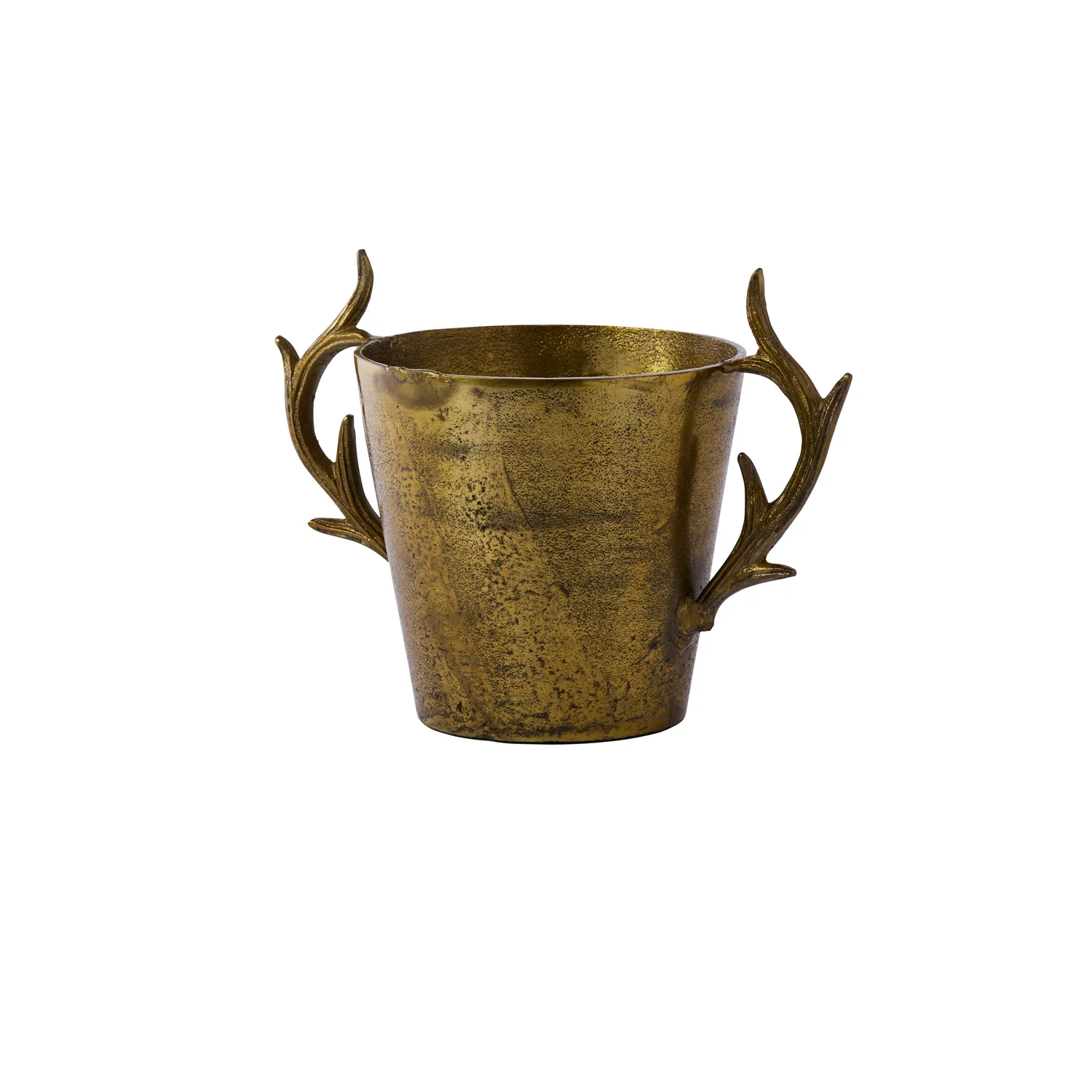 Antique Antler Bucket By Accent Decor - Image 2