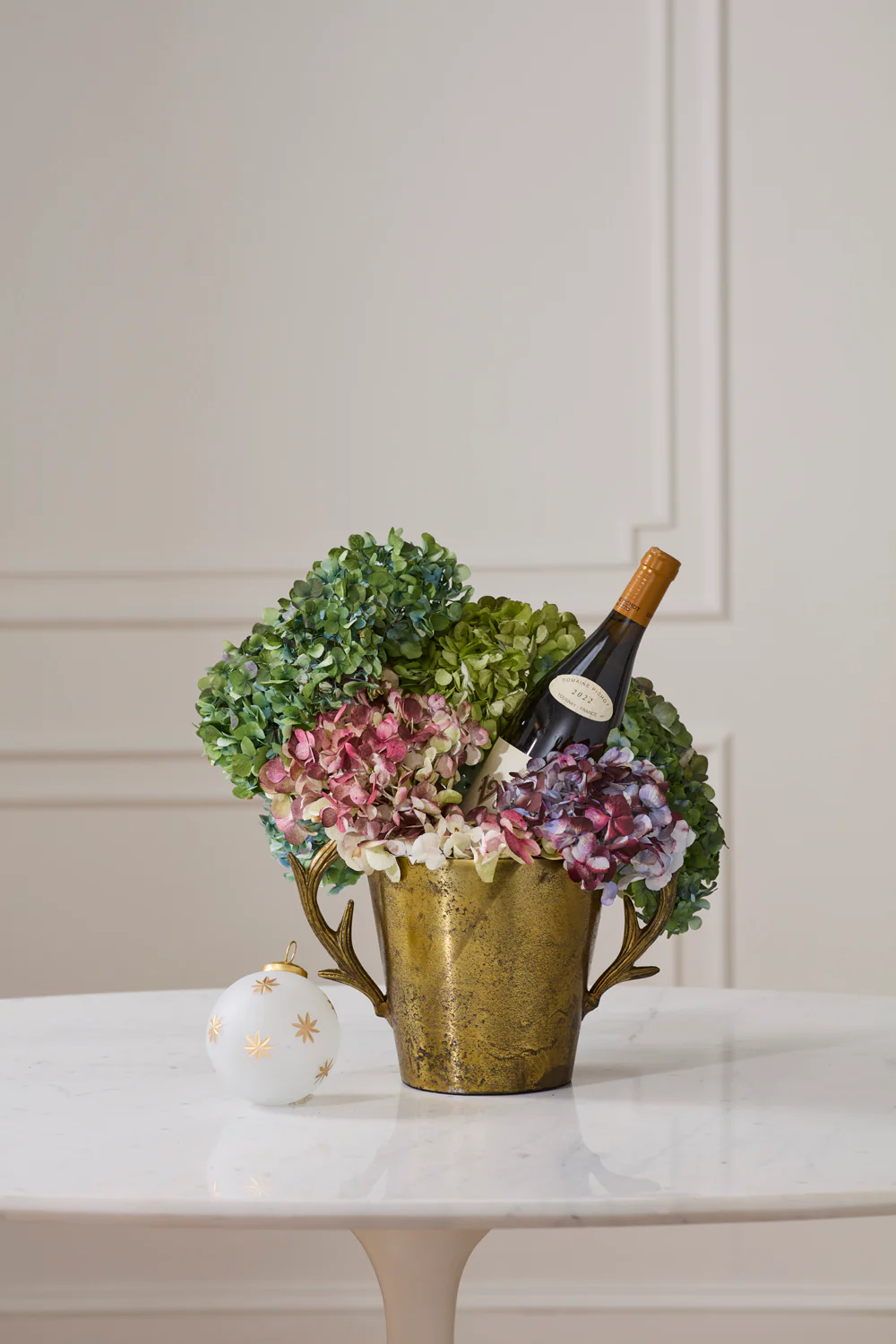 Antique Antler Bucket By Accent Decor - Image 3