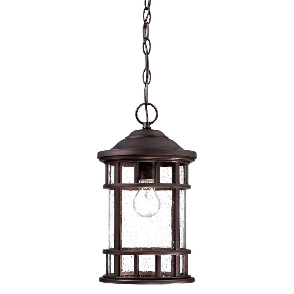 Antique Bronze Canister Hanging Light By Homeroots