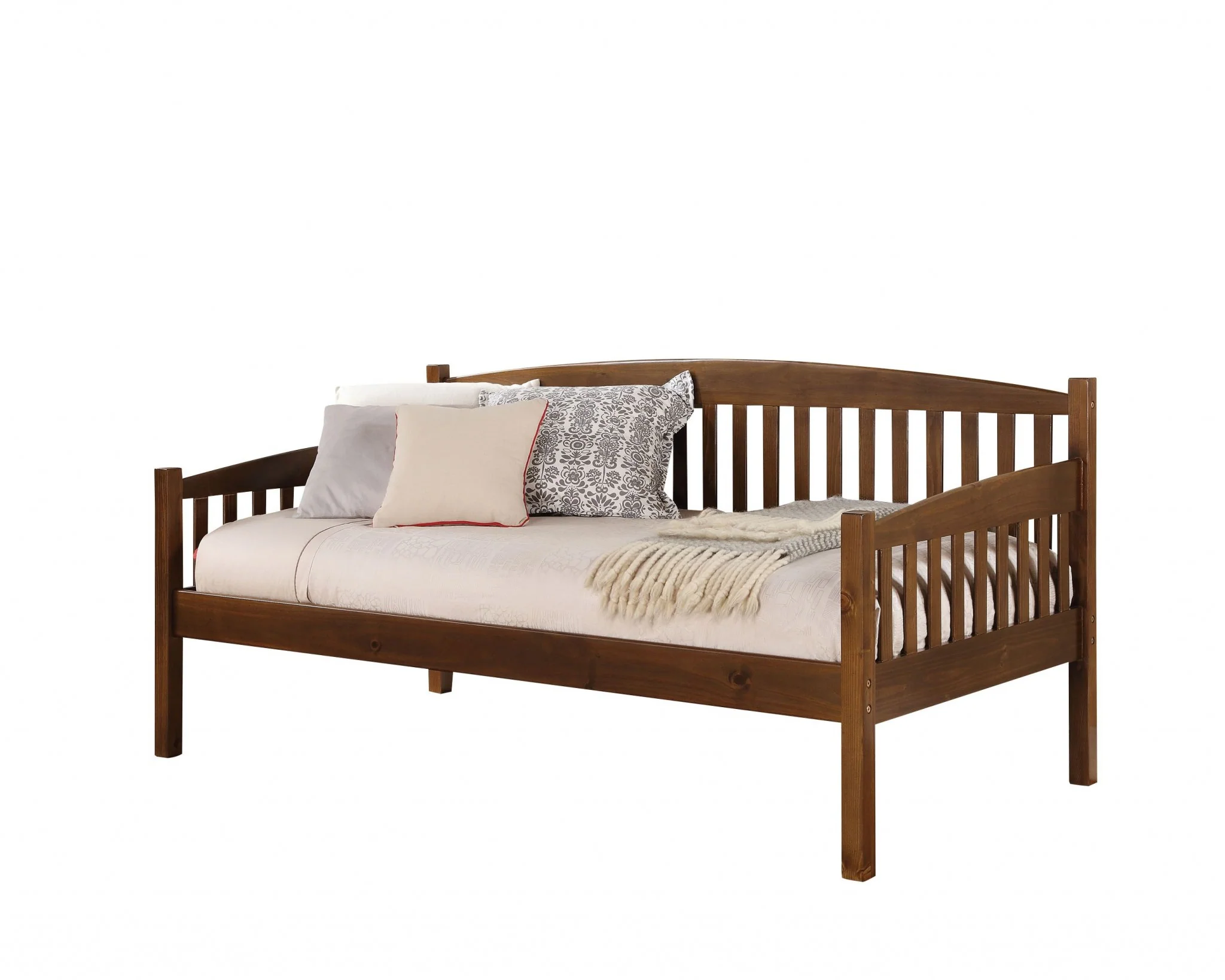 Antique Oak Wood Daybed By Homeroots