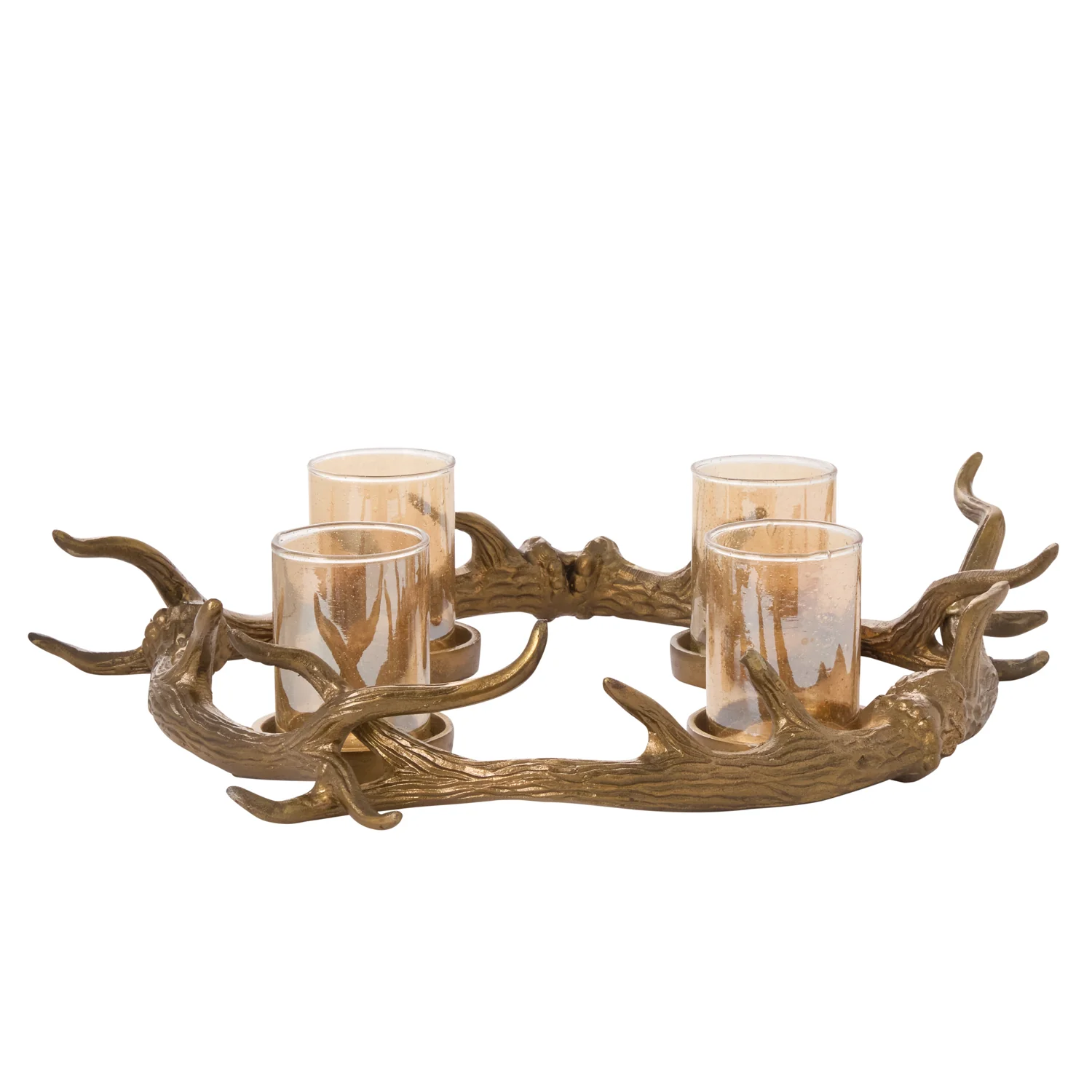 Antler Glow Candleholder By Accent Decor - Image 2