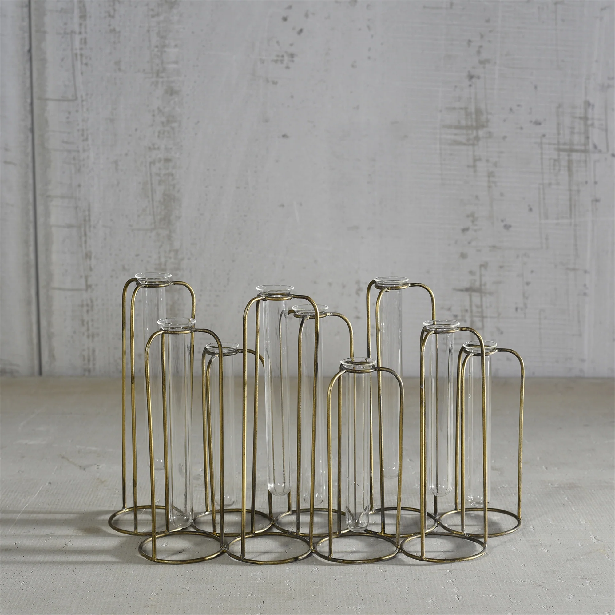 Archer Cluster Vase, Straight - 9 Tubes By HomArt