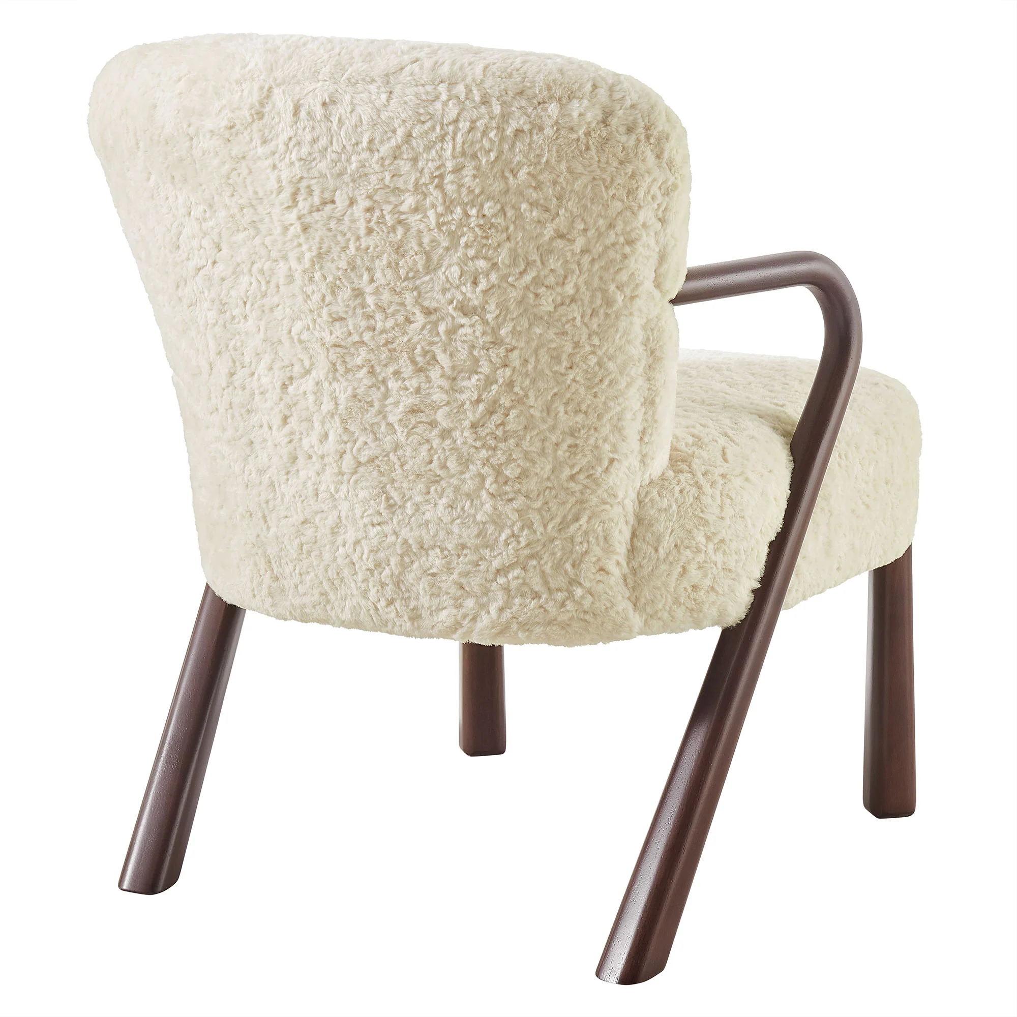 Arden Faux Shearling Accent Armchair by Modway - Image 4