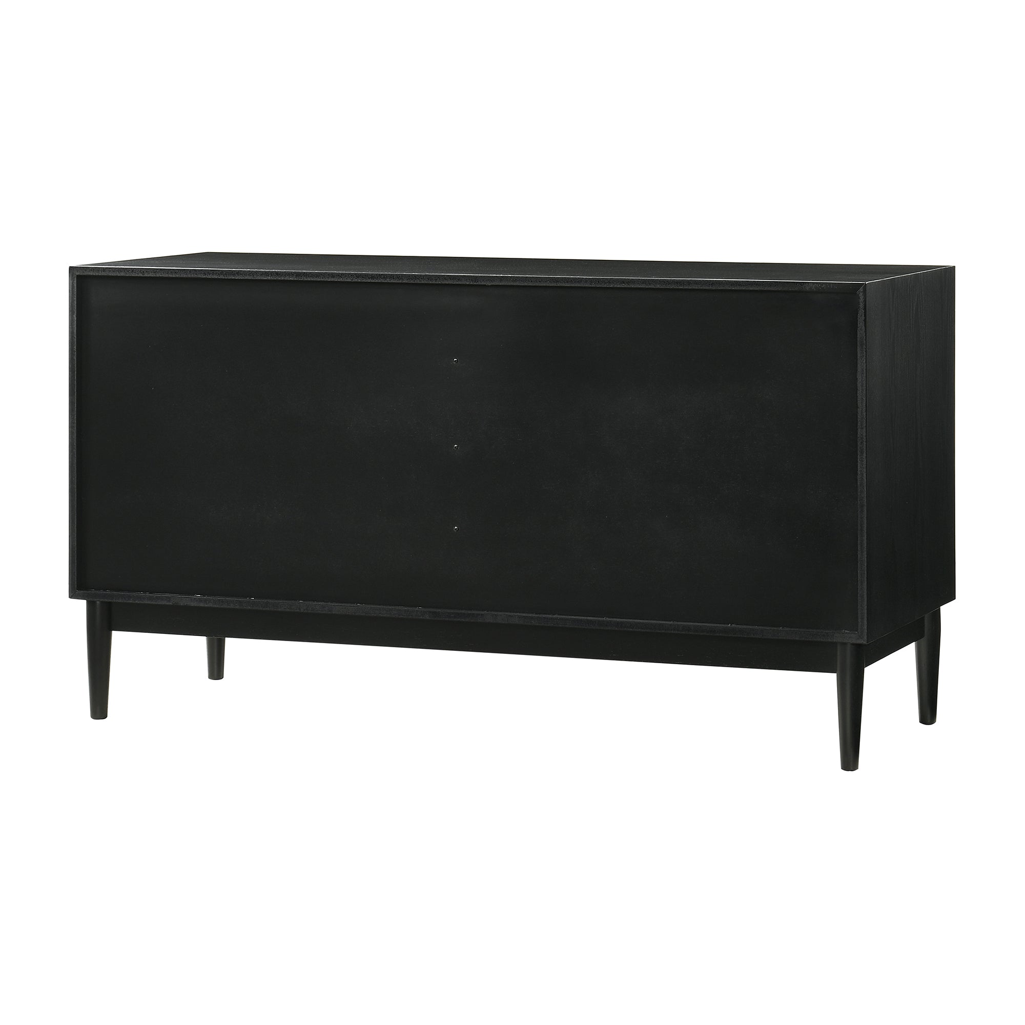 Artemio King 4 Piece Wood Bedroom Set in Black Finish By Armen Living - Image 6