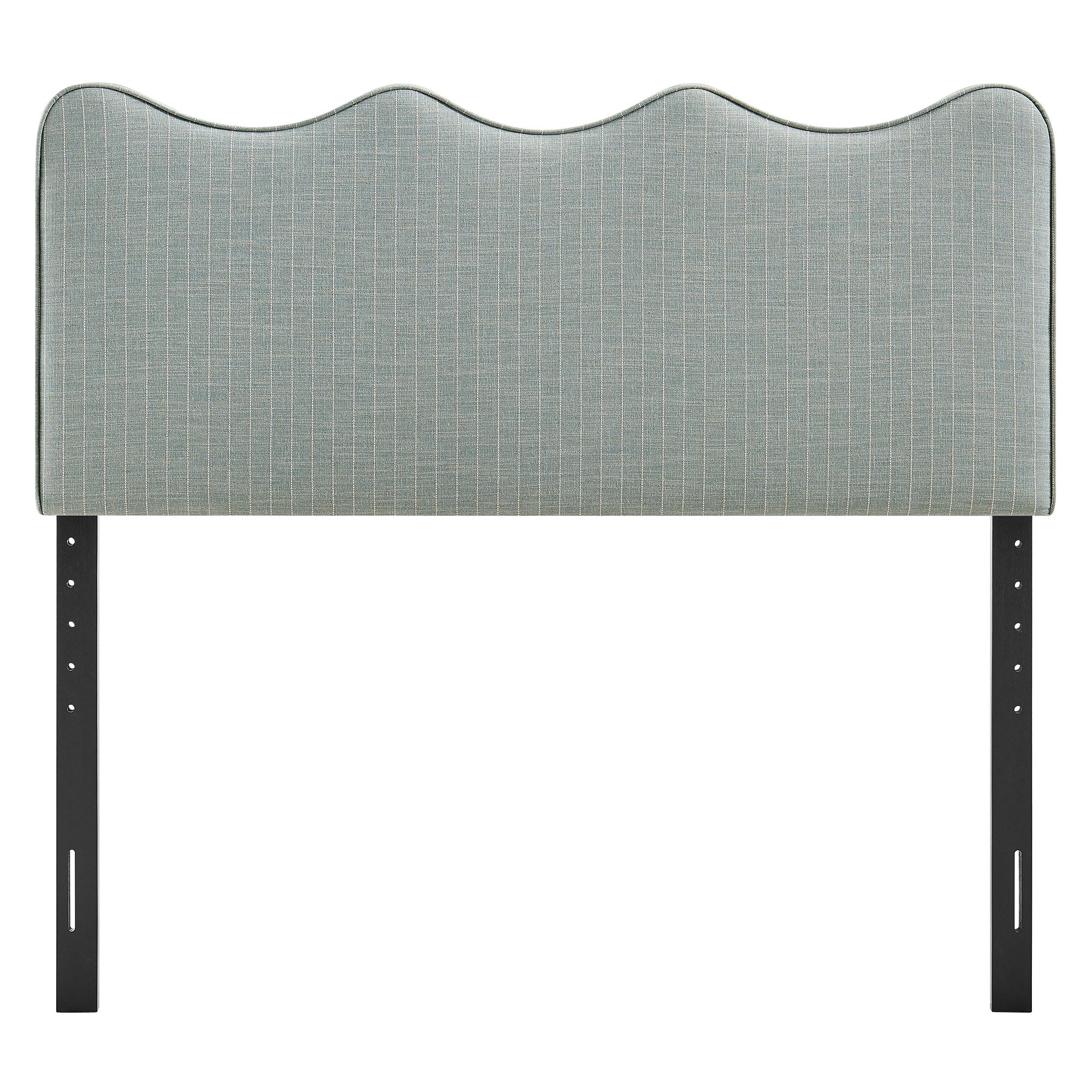 Athena Striped Fabric Upholstered King Size Headboard by Modway - Image 20