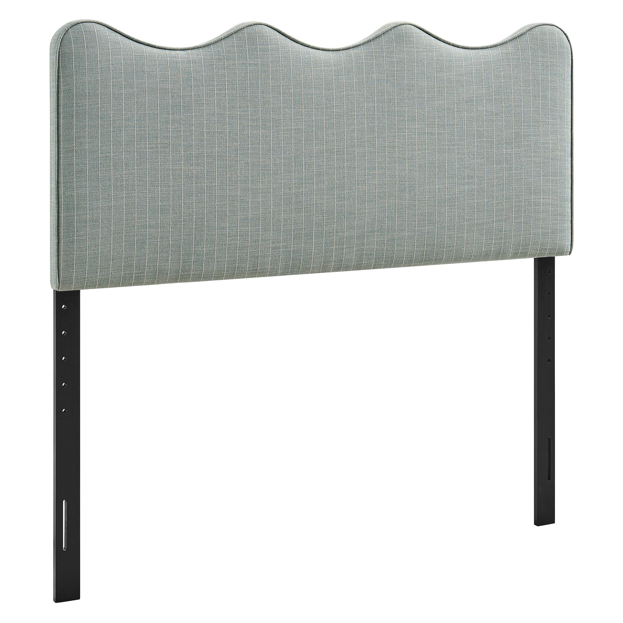Athena Striped Fabric Upholstered Queen Size Headboard by Modway - Image 17