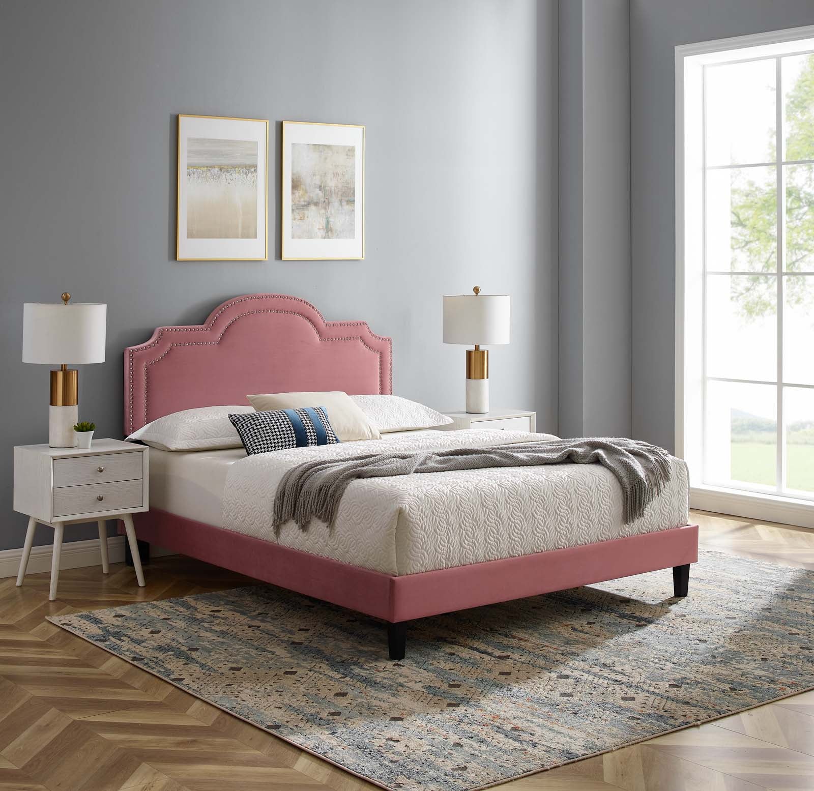 Aviana Performance Velvet Full Bed By Modway - MOD-6814 - Image 15