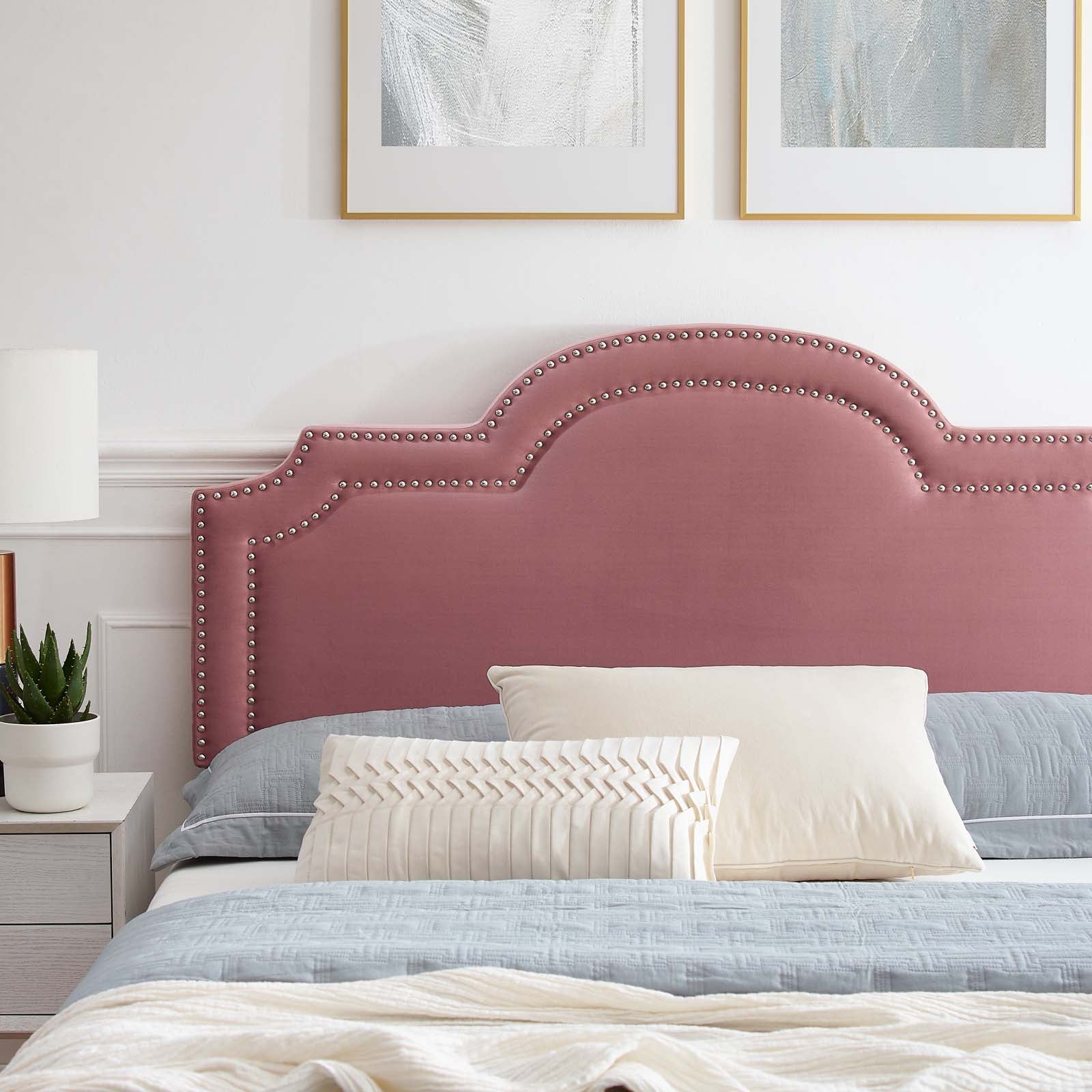 Aviana Performance Velvet Queen Bed By Modway - MOD-6824 - Image 14