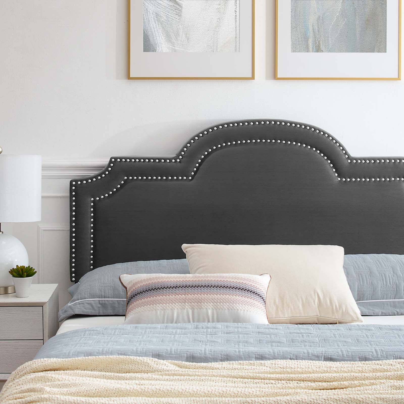 Aviana Performance Velvet Queen Bed By Modway - MOD-6824 - Image 3