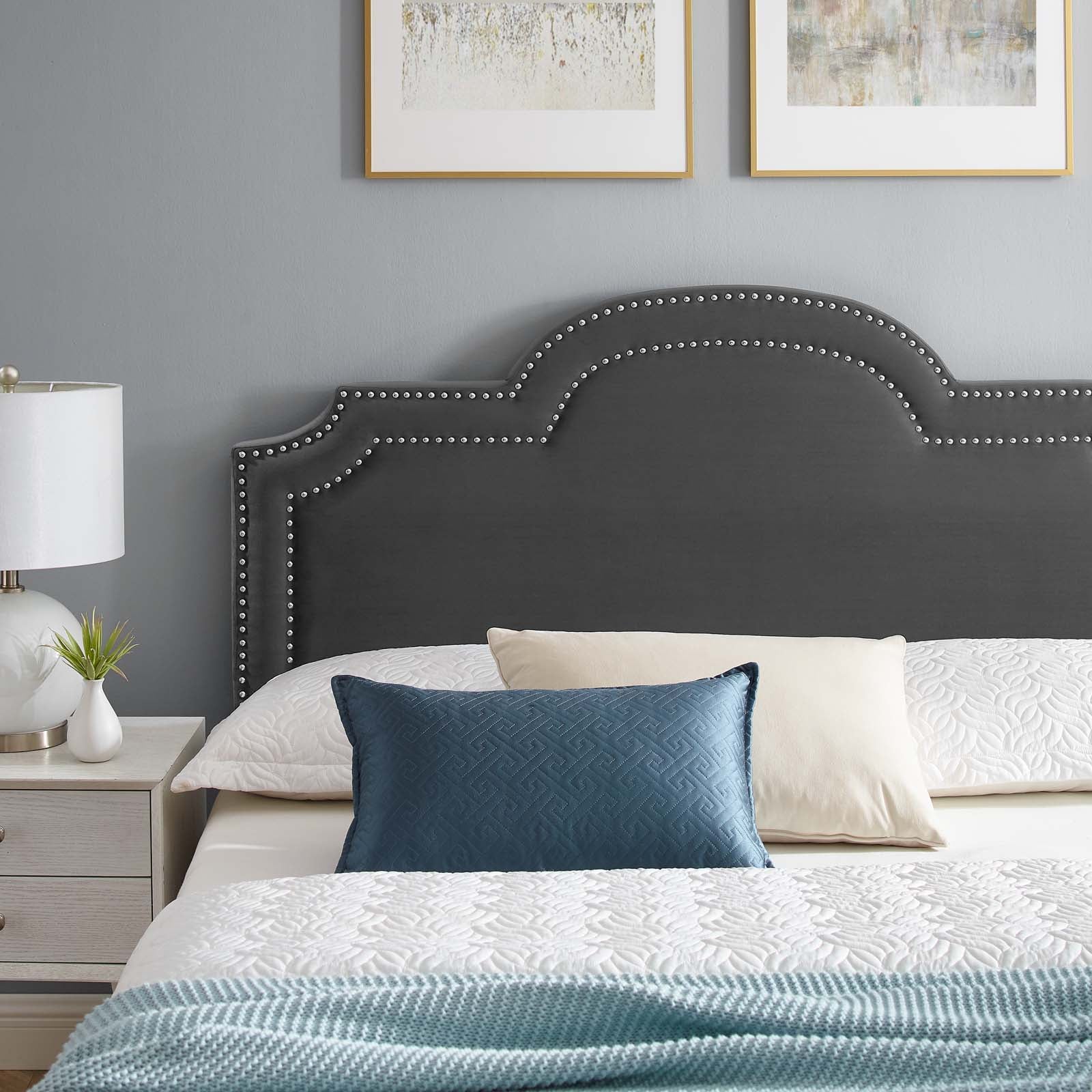 Aviana Performance Velvet Queen Bed By Modway - MOD-6829 - Image 3