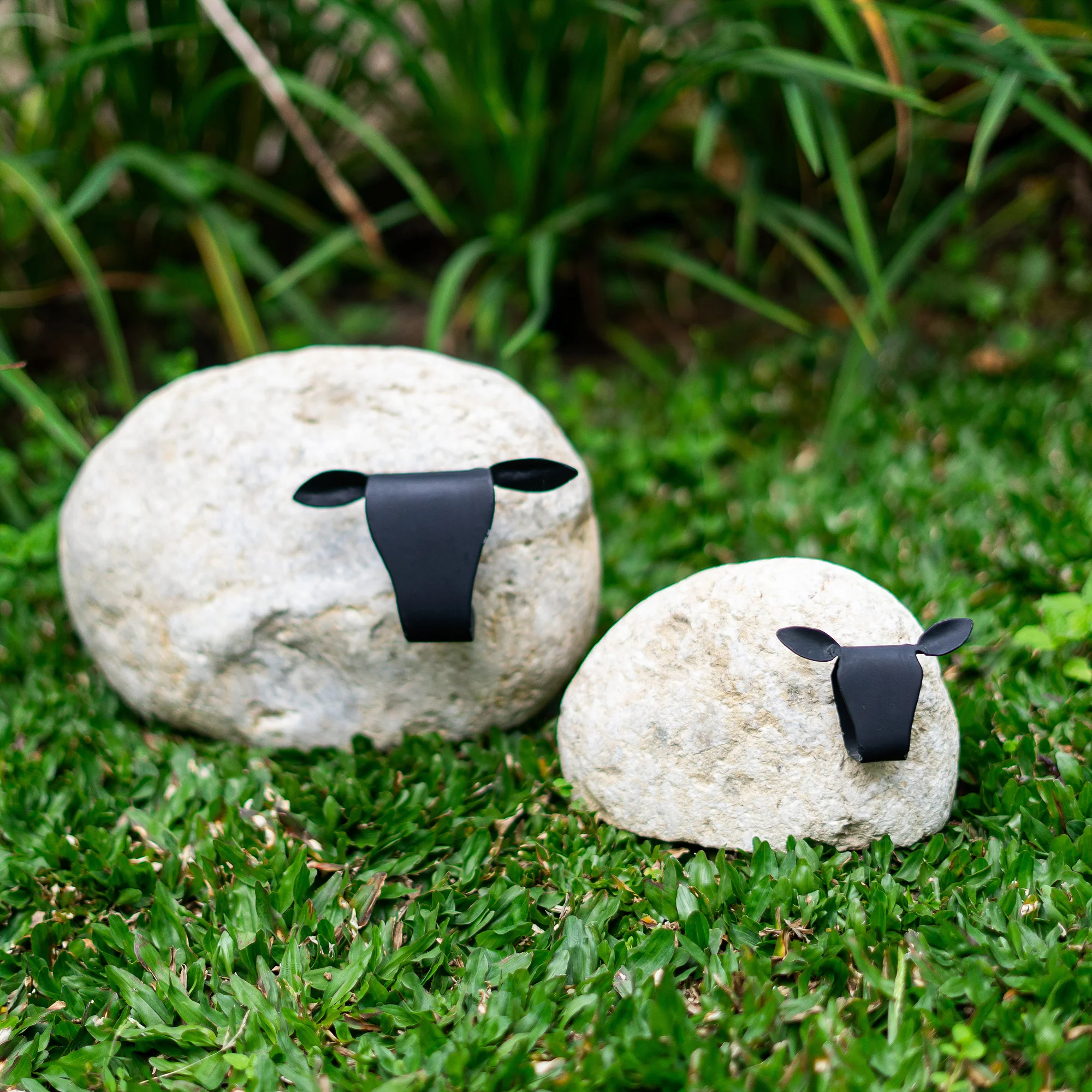 Baby Stone Sheep Set of 2 By Garden Age Supply - Image 2
