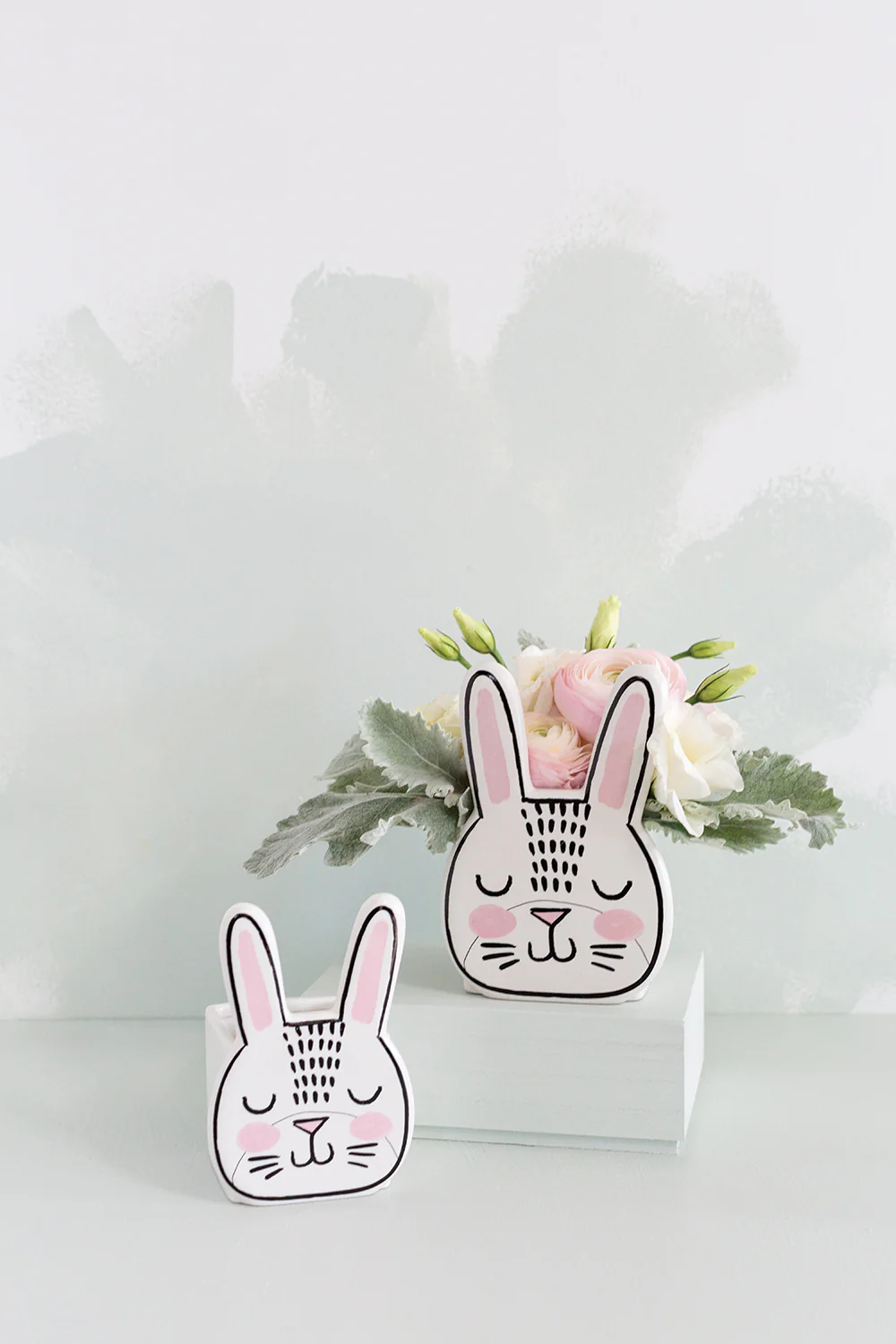 Bashful Bunny Pot Set of 8 By Accent Decor - Image 3