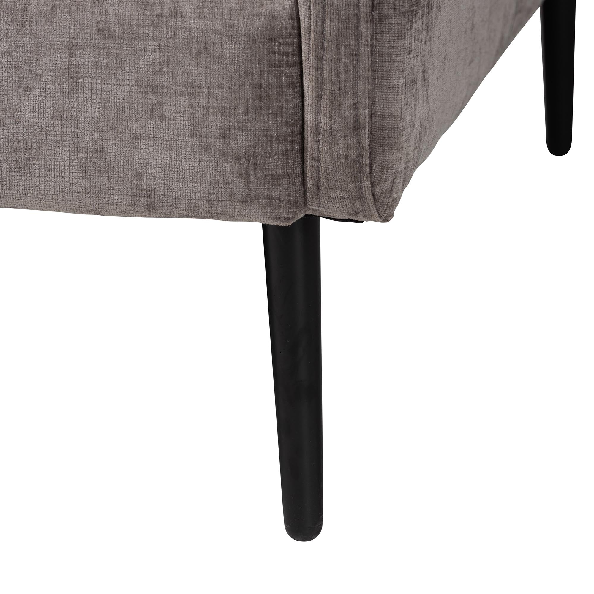 Baxton Studio Holton Modern Grey Fabric Sofa - Image 9