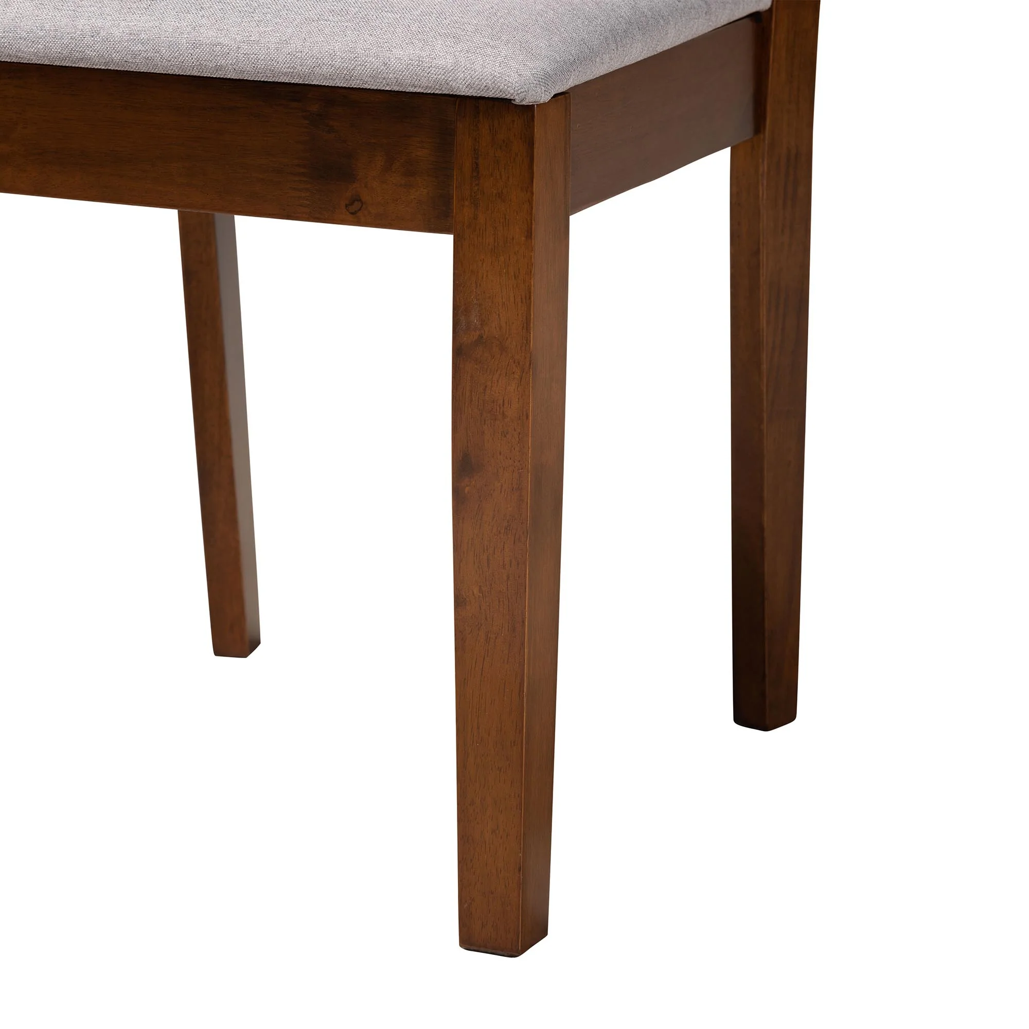 Baxton Studio Olympia Modern Beige Fabric and Espresso Brown Finished Wood Dining Chair - Image 17