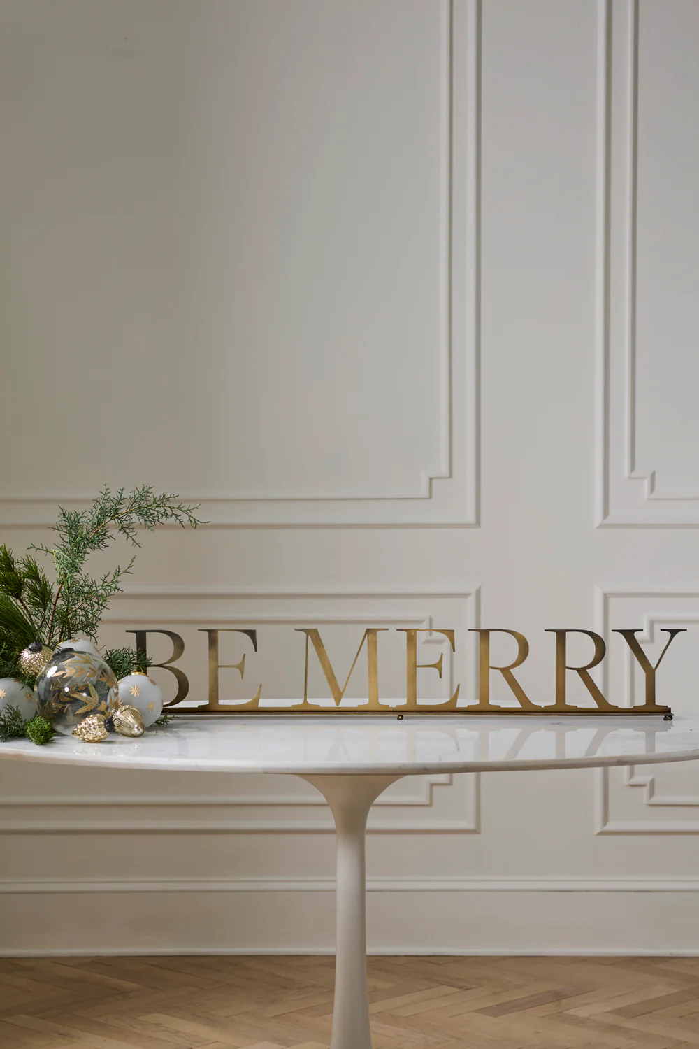 Be Merry Mantle Sign By Accent Decor - Image 3