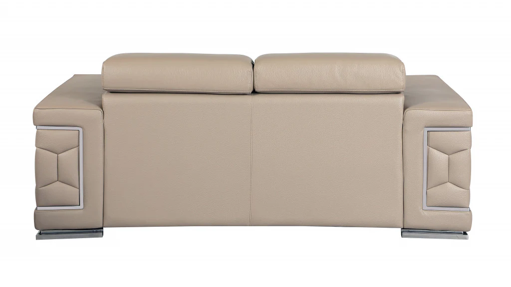 Beige Sofa Love By Homeroots - 366253 - Image 6