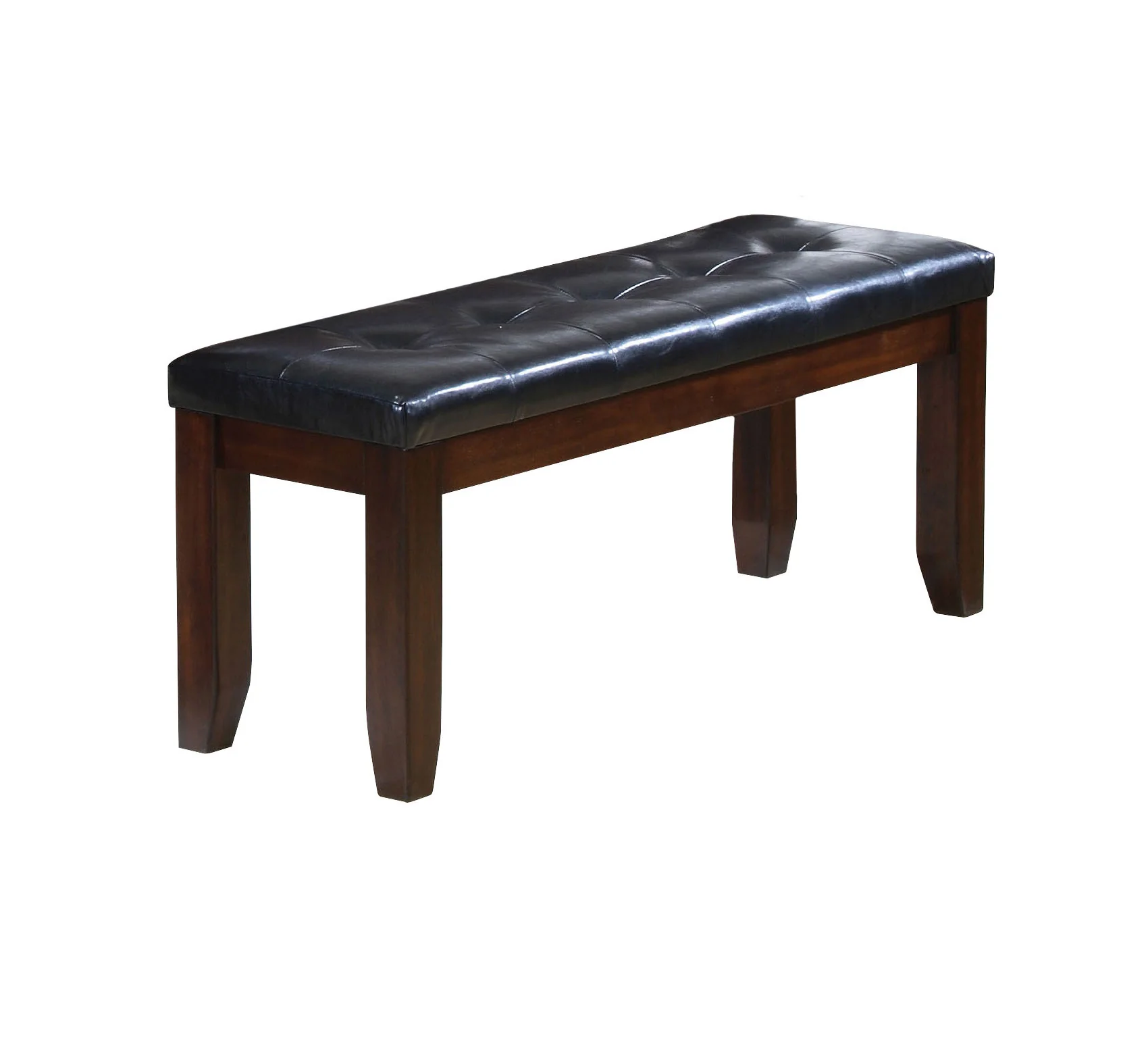 Black And Cherry Elegant Bench By Homeroots - Image 3