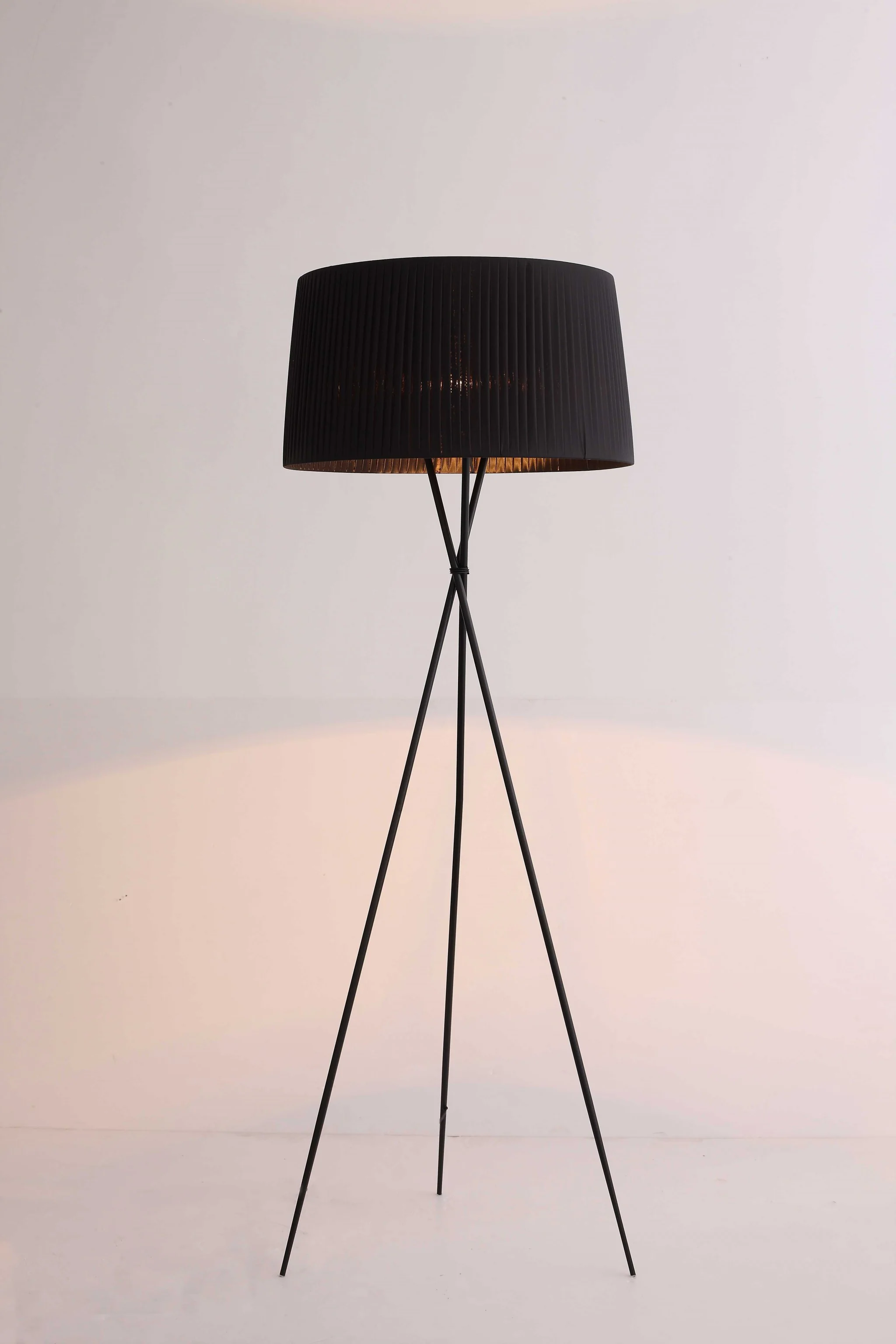 Black Carbon Floor Lamp - 372220