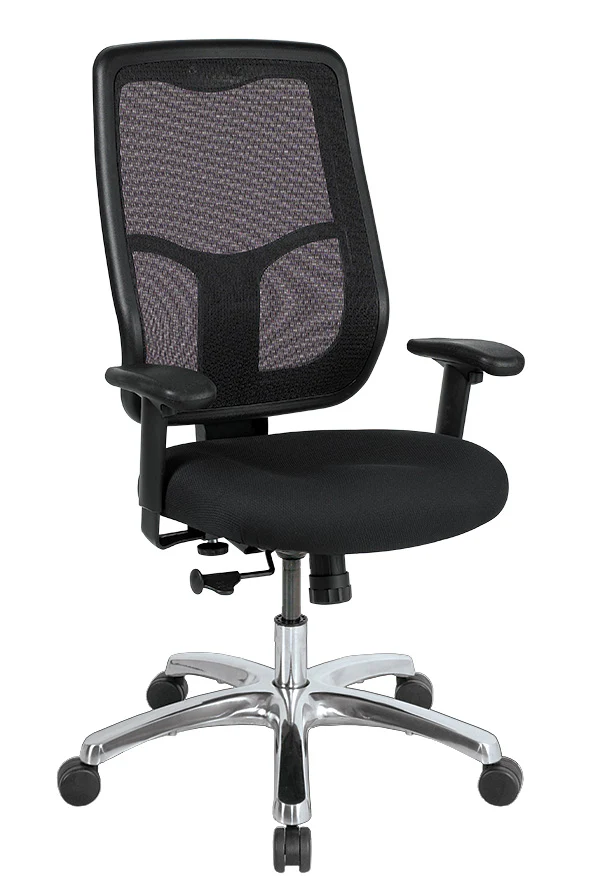 Black Mesh Chair By Homeroots - 372425