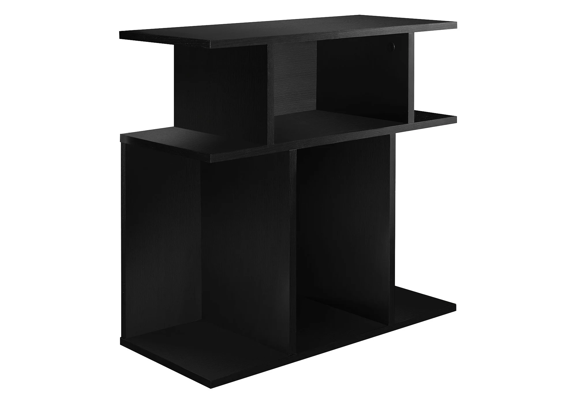 Black Particle Board Laminate Accent Table By Homeroots