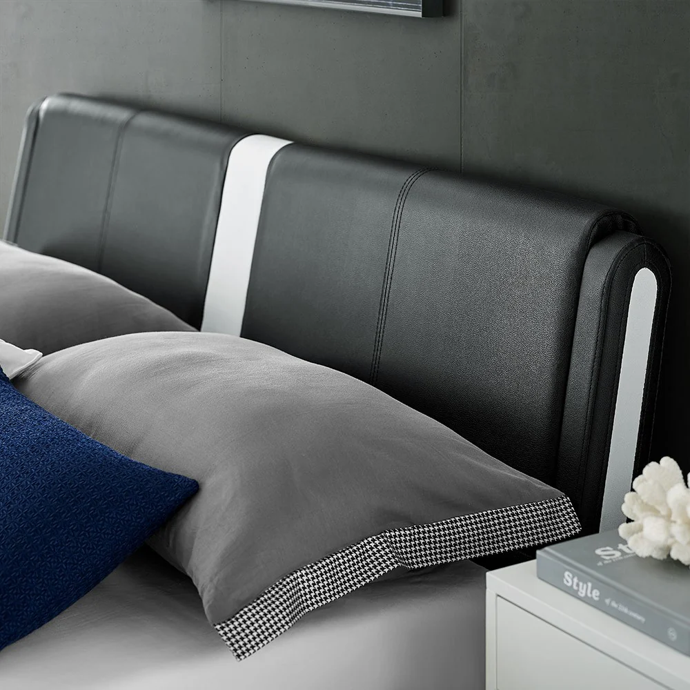 Black Platform King Bed By Homeroots - 397016 - Image 6