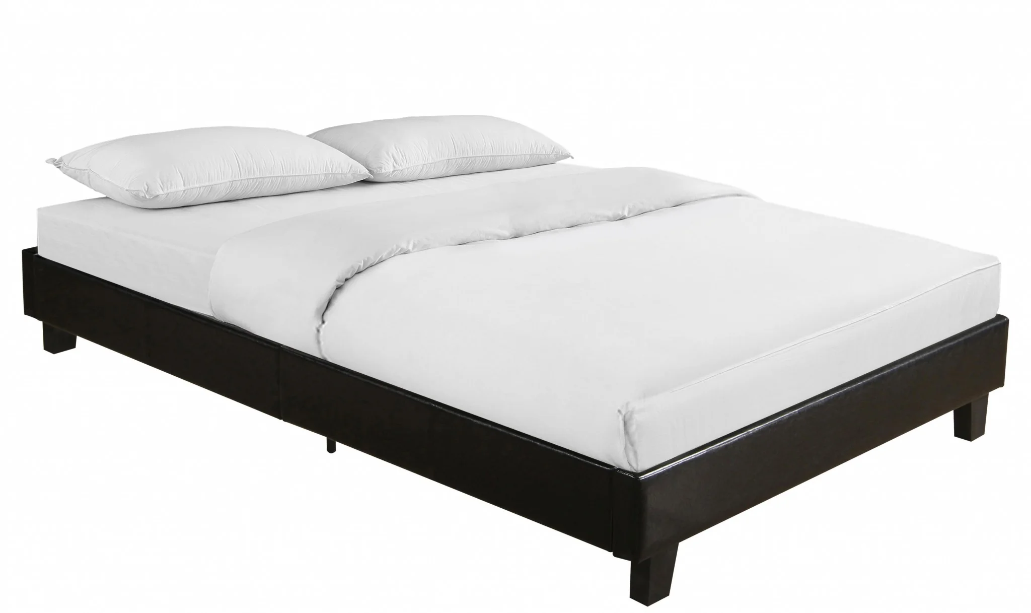 Black Platform Queen Bed By Homeroots - 397005 - Image 3
