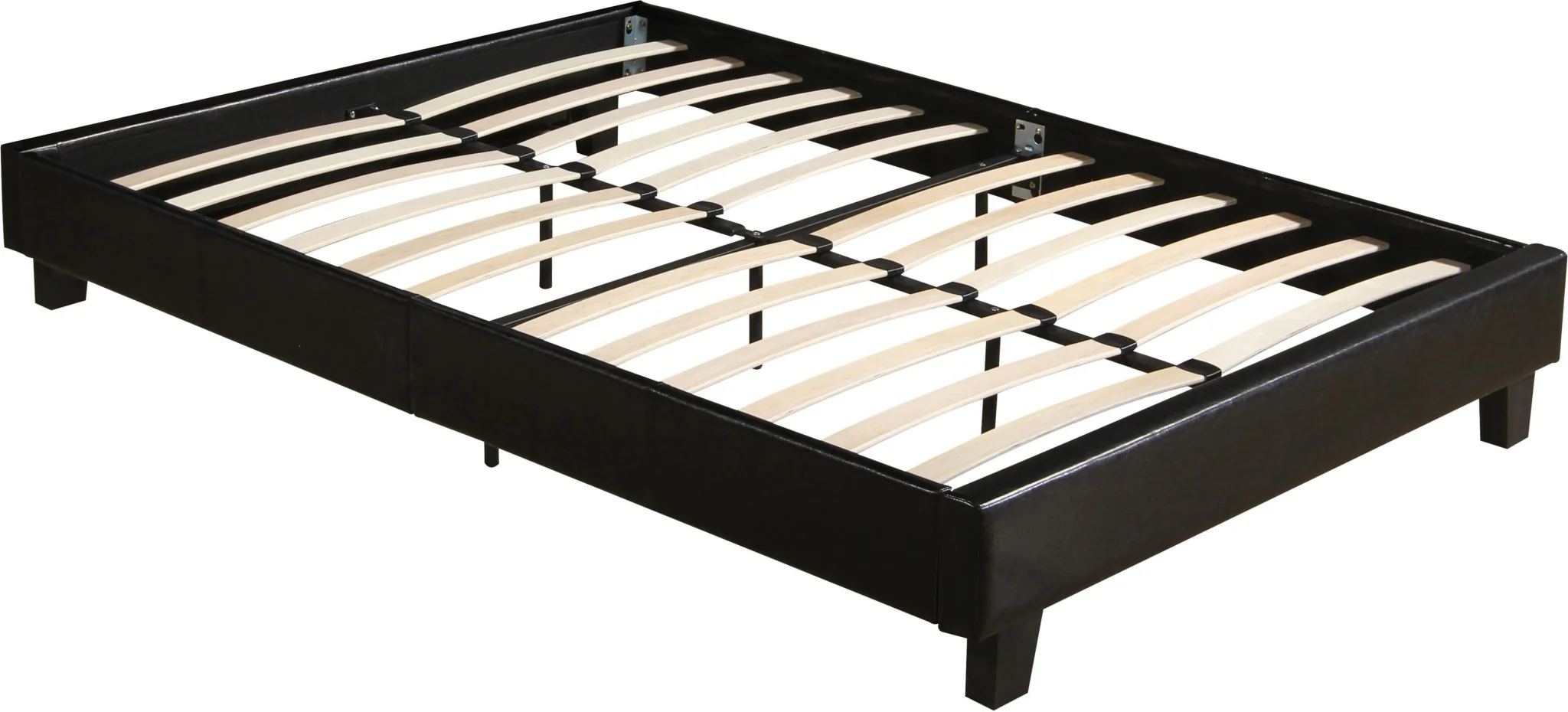 Black Platform Queen Bed By Homeroots - 397005 - Image 5