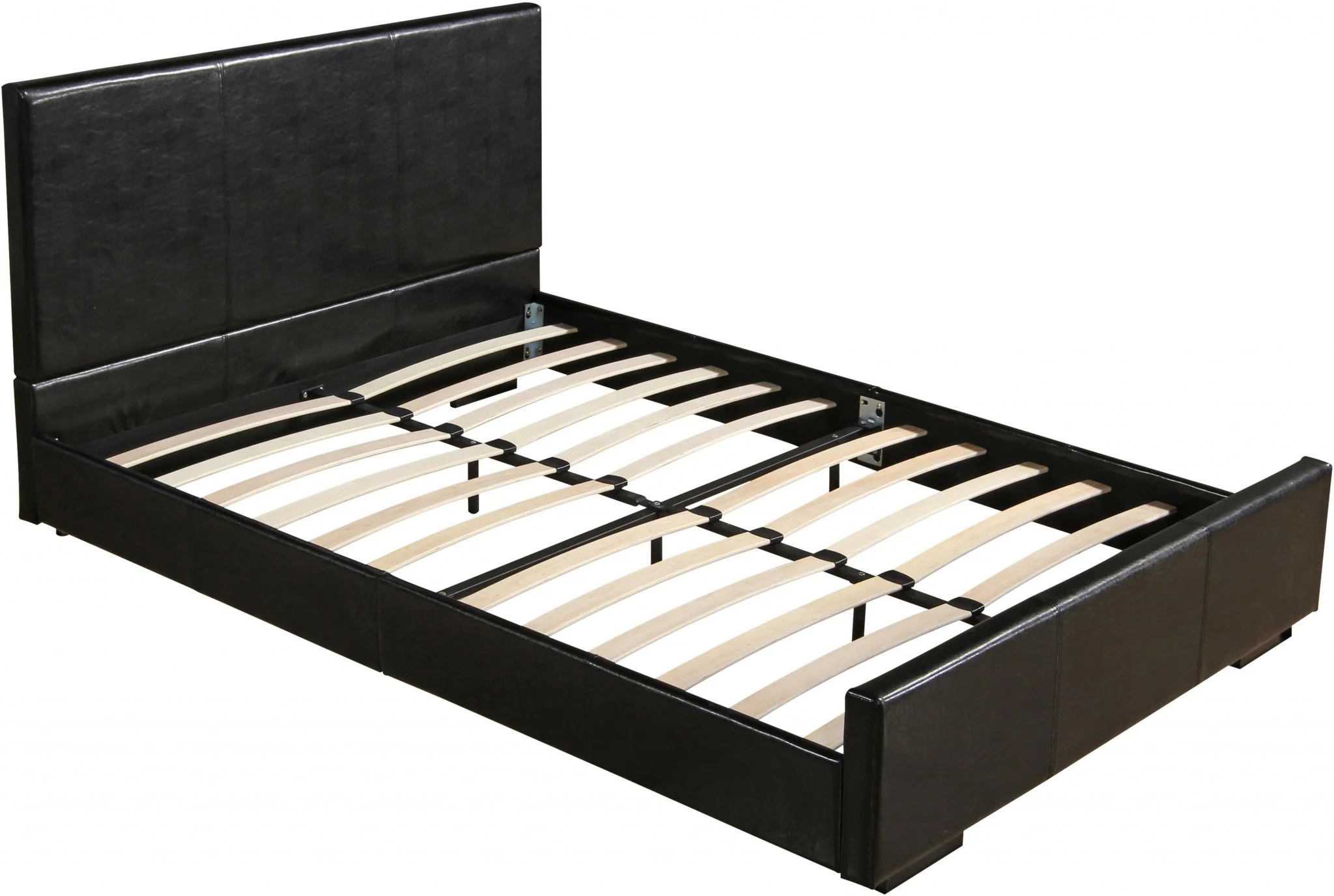 Black Platform Twin Bed By Homeroots - Image 4